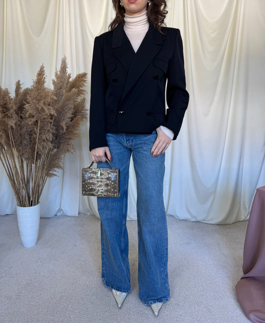 BACK IN STOCK. Sacou-jacheta VALENTINO mărimea M. Stofă din lână