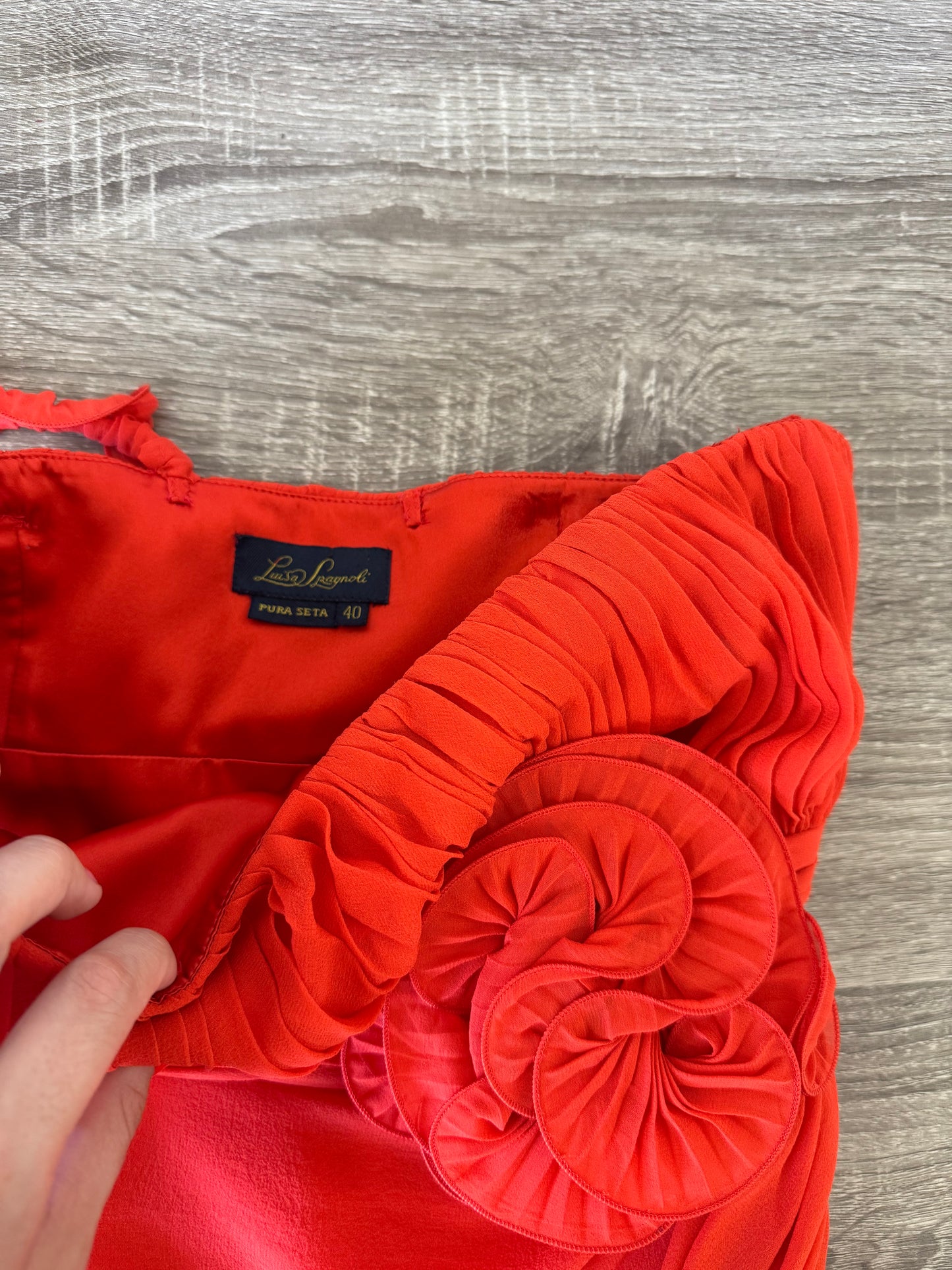 Rochie luxury Luisa Spagnoli din 100% mătase naturală, elegantă și finuță ( mărimea XS)