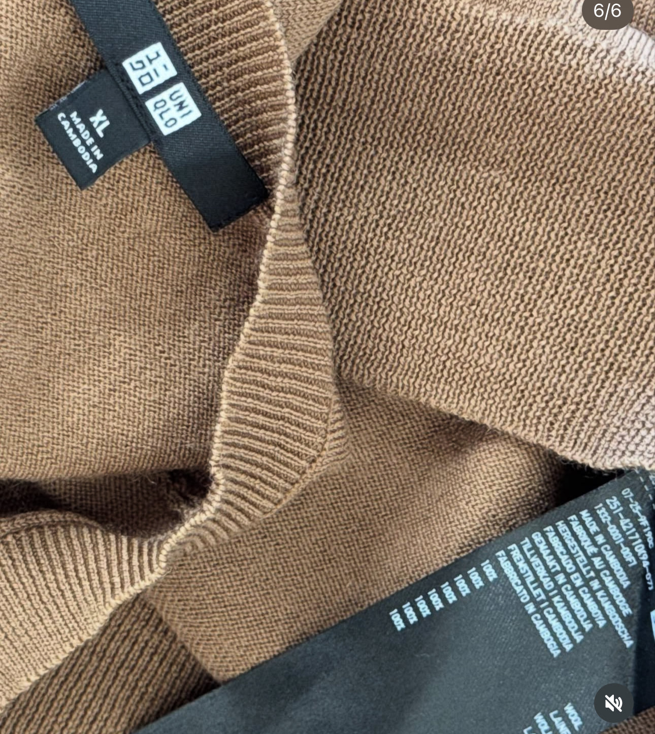 Pulover din 100 % lână într-o nuanță superbă de maro( mărimea M-L)