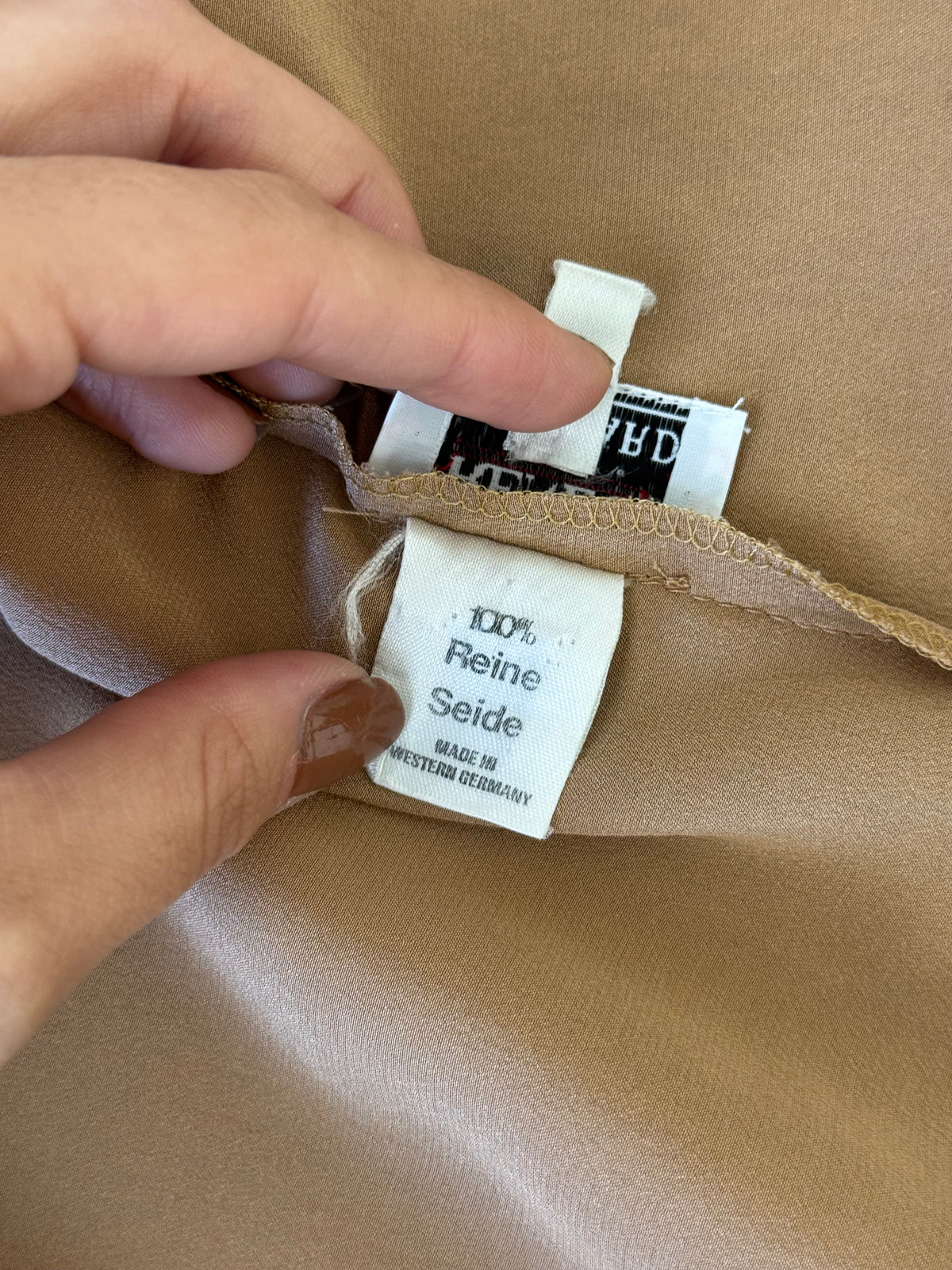 Cămașă vintage premium RENZO din 100% mătase naturală ( mărimea M-M/L)