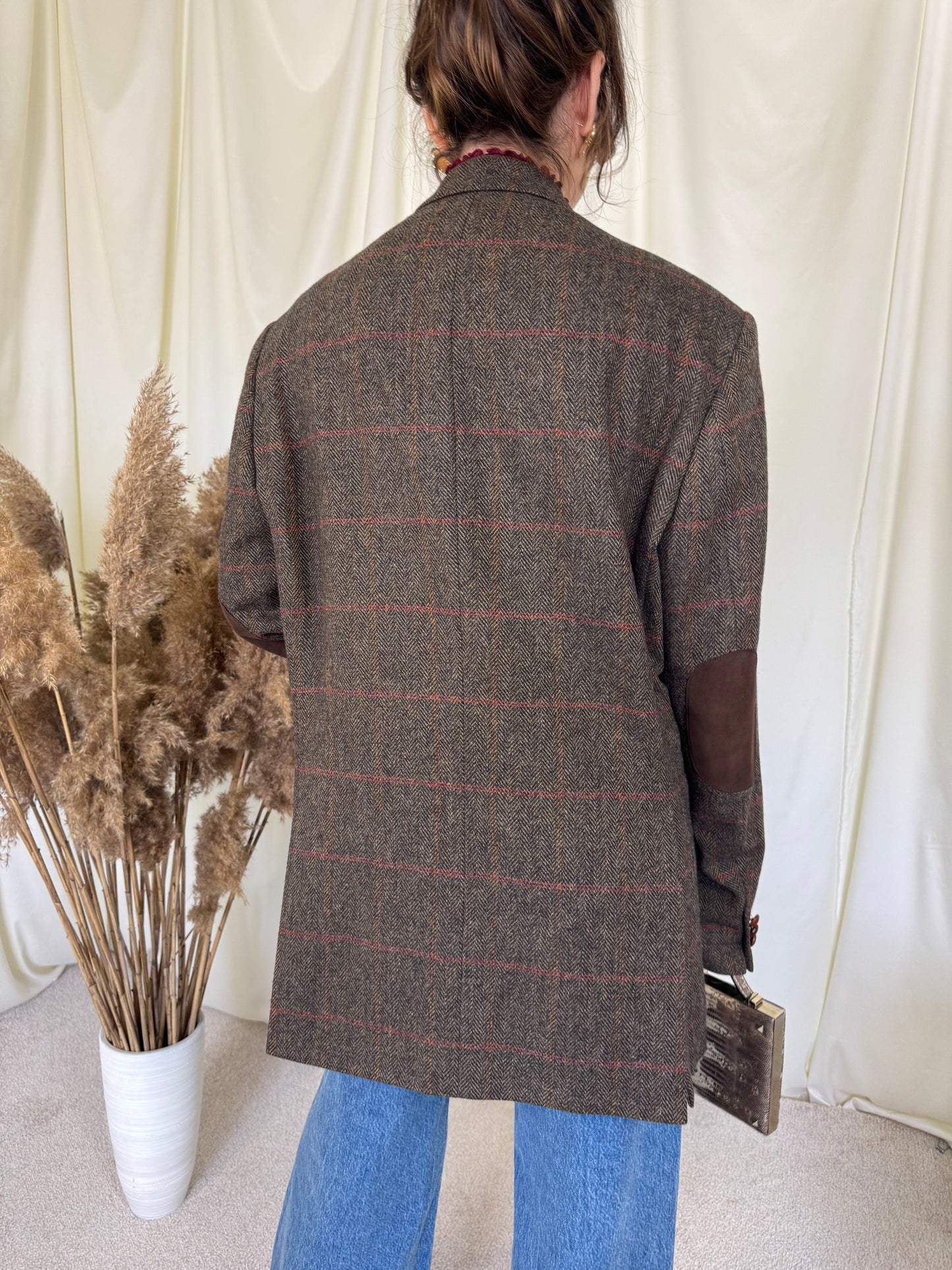 Sacou premium BURBERRY 100% lână mărimea XL