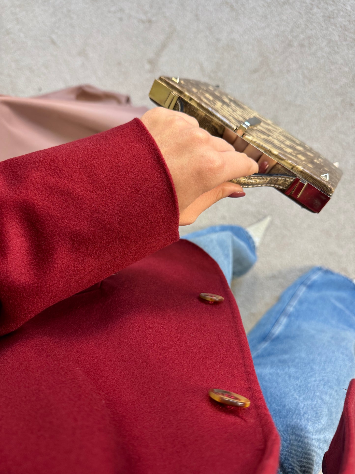 Sacou premium Max mara din 100% lână extra fină ( mărimea M)