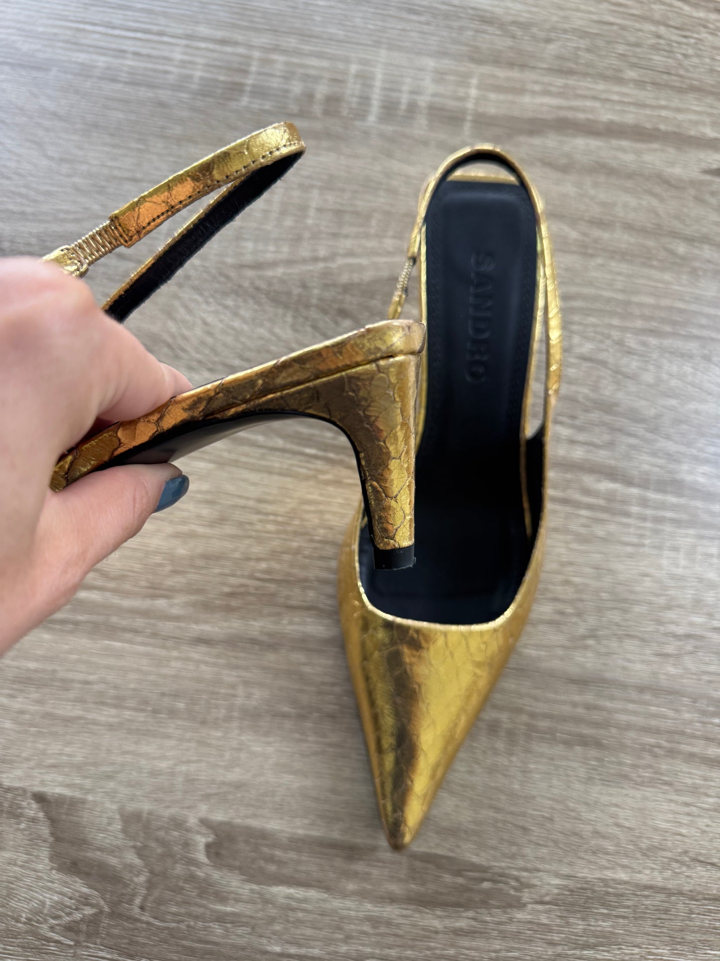 Pantofi Sandro Paris din piele naturală ( mărimea 39)