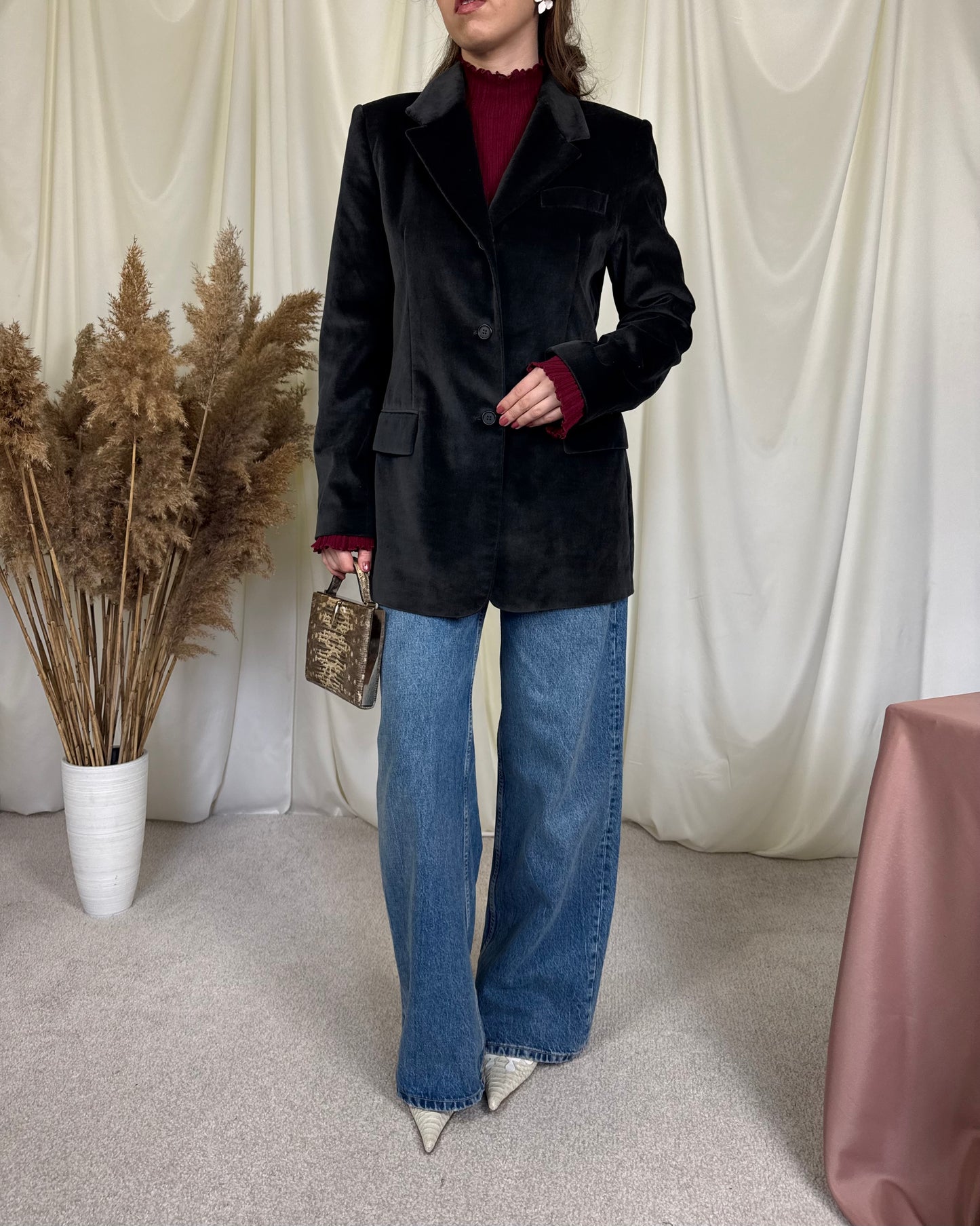 Sacou luxury PESERICO din catifea de bumbac ( M/L)