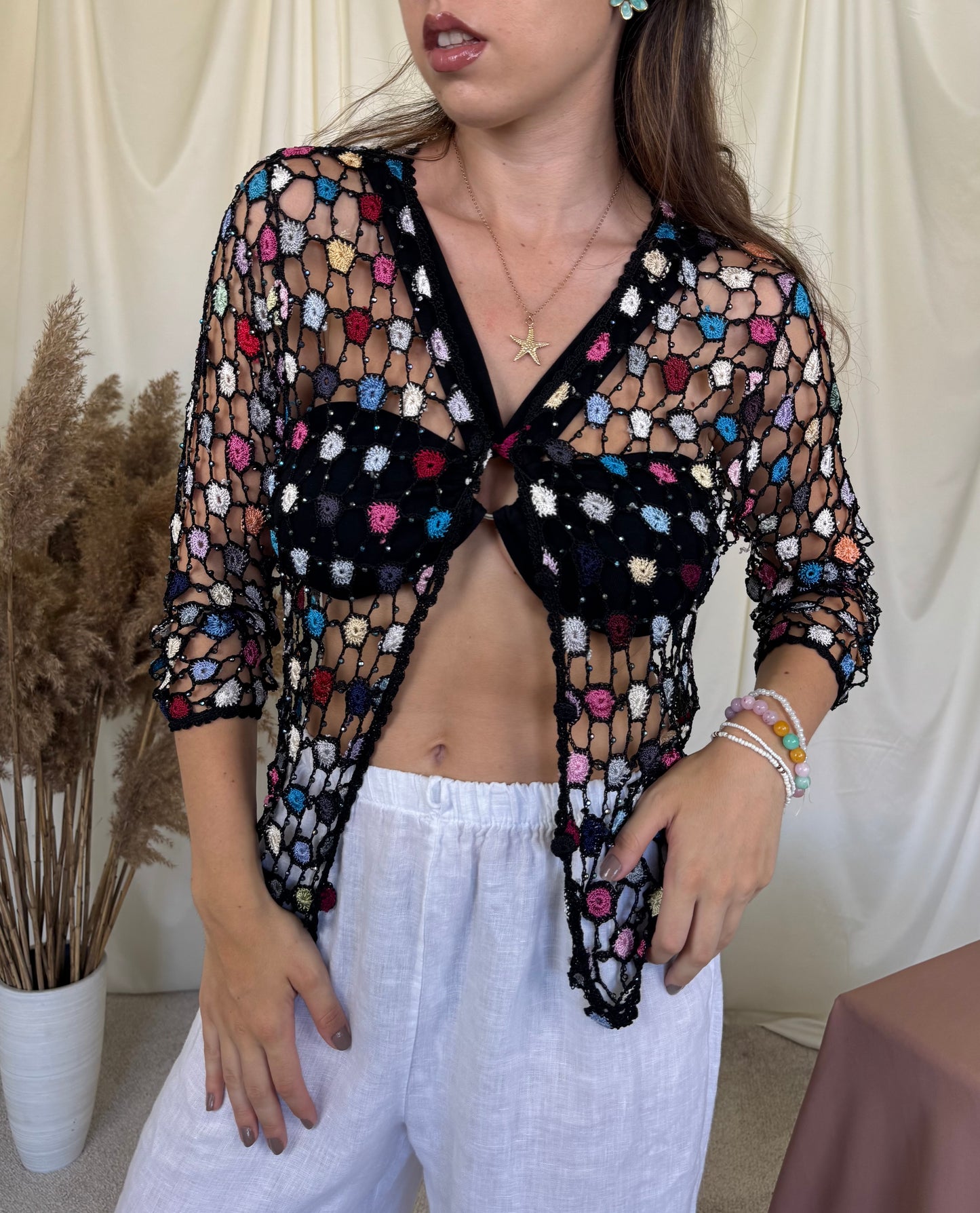 Top jerse cu aplicații ( xs-m)