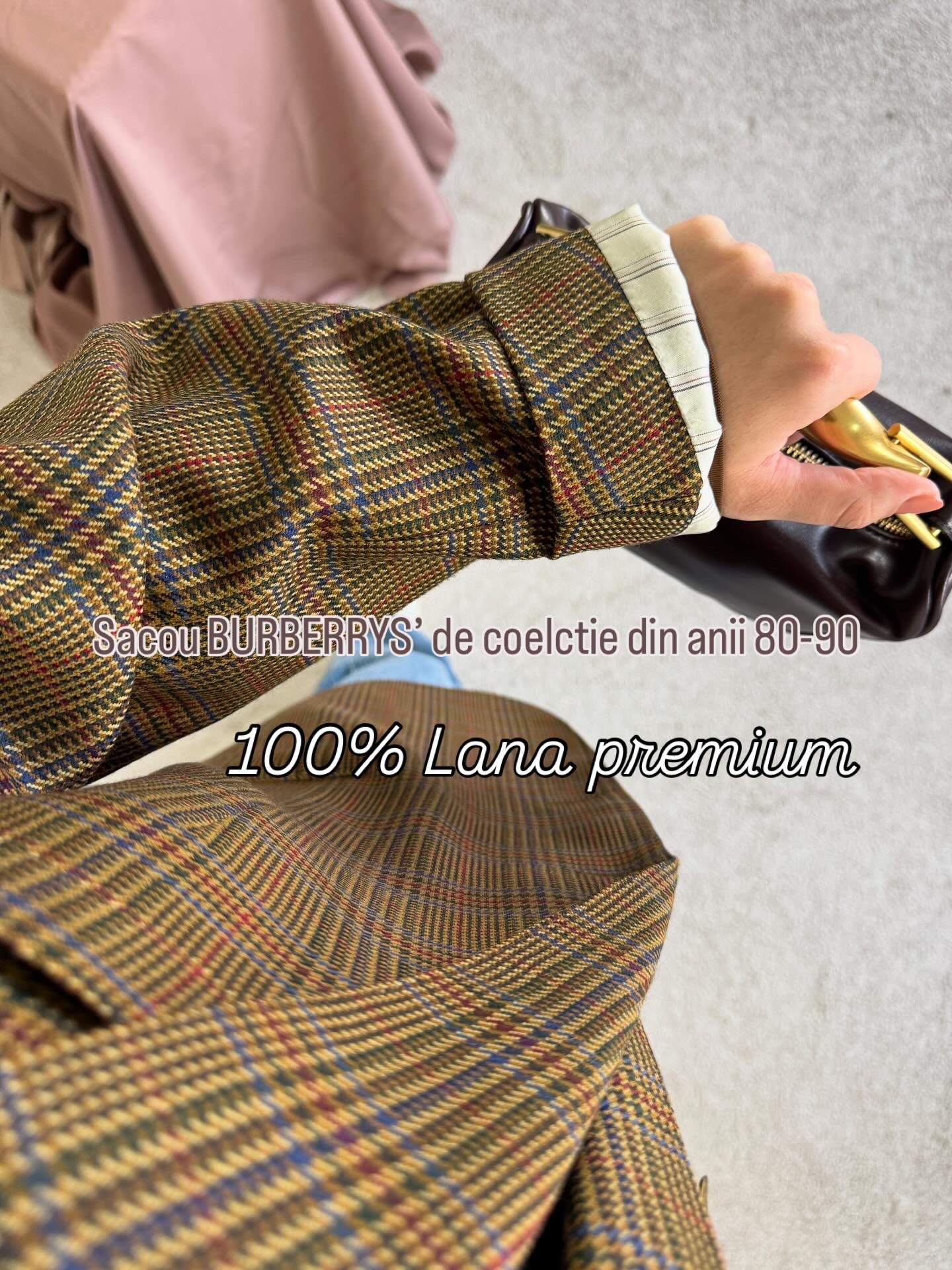 Pulover vintage lână pură ( mărimea S-M)