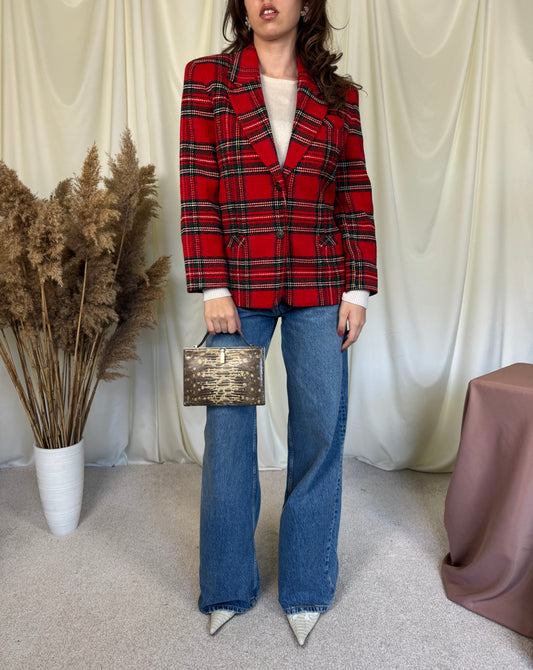 Sacou vintage superb din stofă 100%