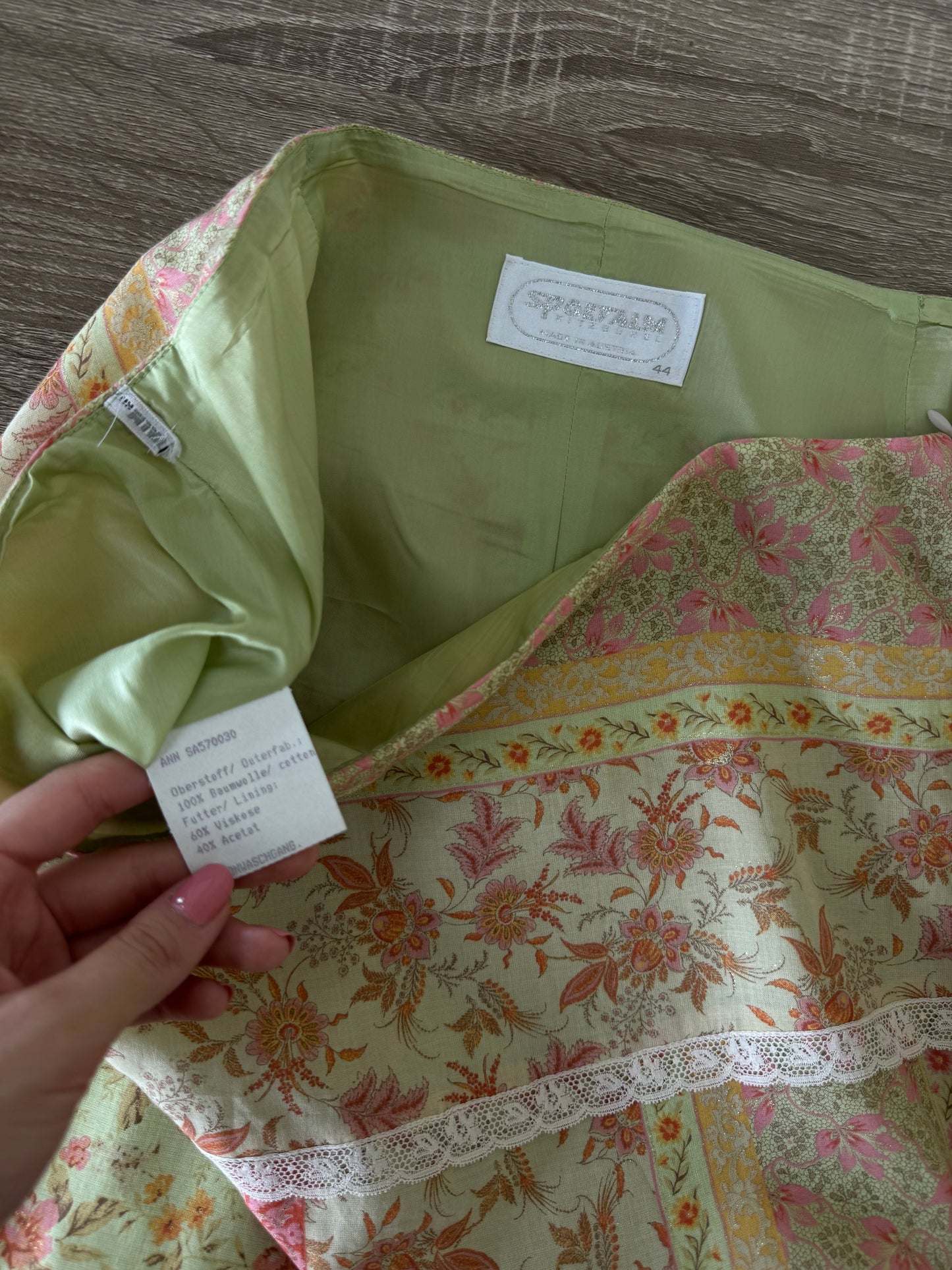 Fusta vintage premium SPORTALM din 100% bumbac cu print ( mărimea XL)