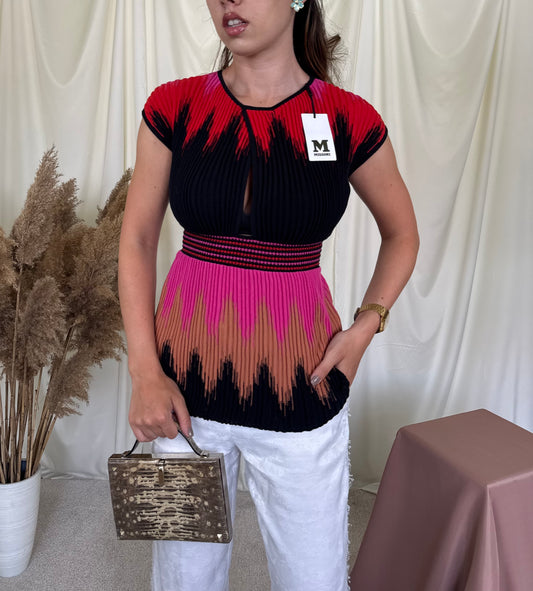 Restock! Top luxury MISSONI cu talie marcata, produs nou
(Mărimea S)