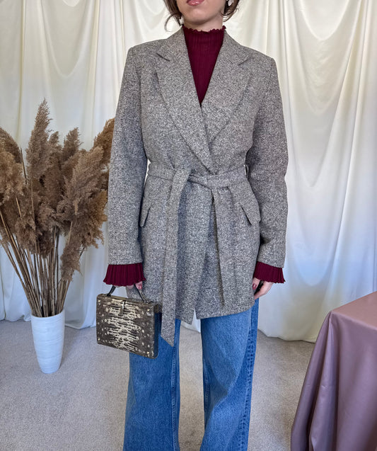 Sacou-jacheta din lana și mătase cu cordon ( M/40)