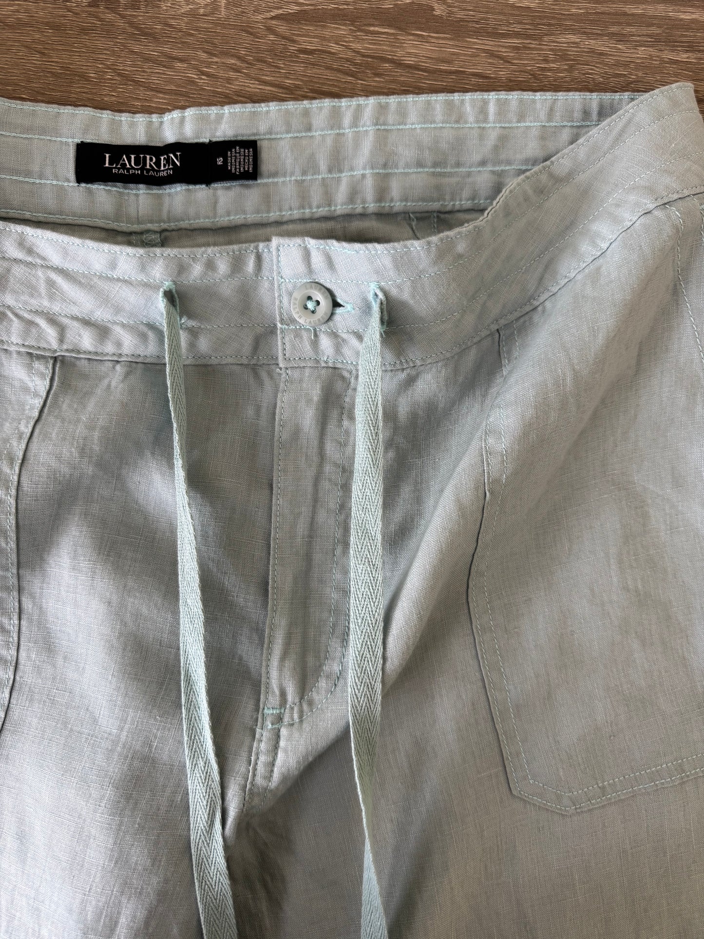 Pantaloni de vară din 100% in Ralph Lauren ( marimea L)- mărimea 12