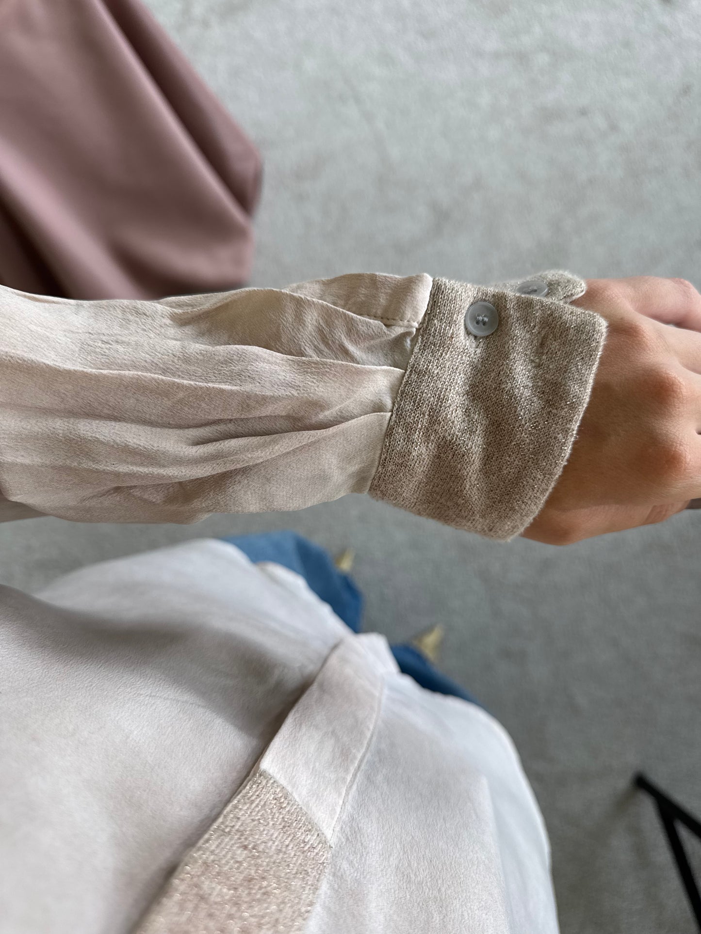 Cămașă LIEBESKIND din 100% mătase naturală (mărimea 38/M)