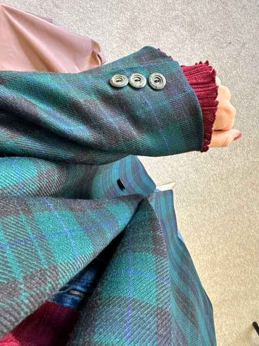 Sacou vintage din 100% lână ( XXL)