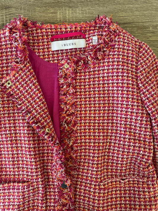 Sacou- jacheta tweed iBLUES cu nasturi metalici aurii
(Mărimea XS)