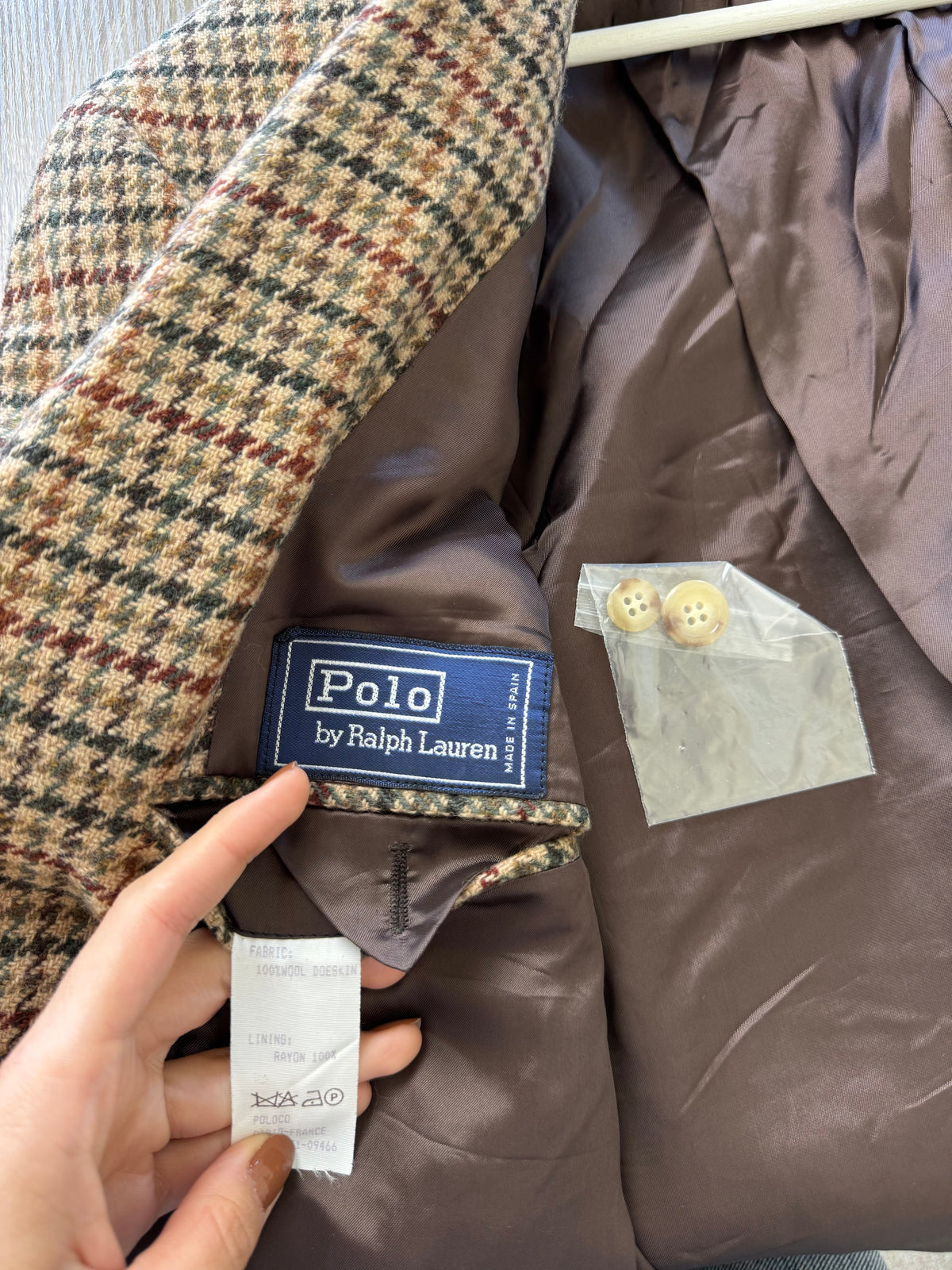 Sacou luxury POLO RALPH LAUREN din stofă premium 100% merino ( mărimea XL-XXL)