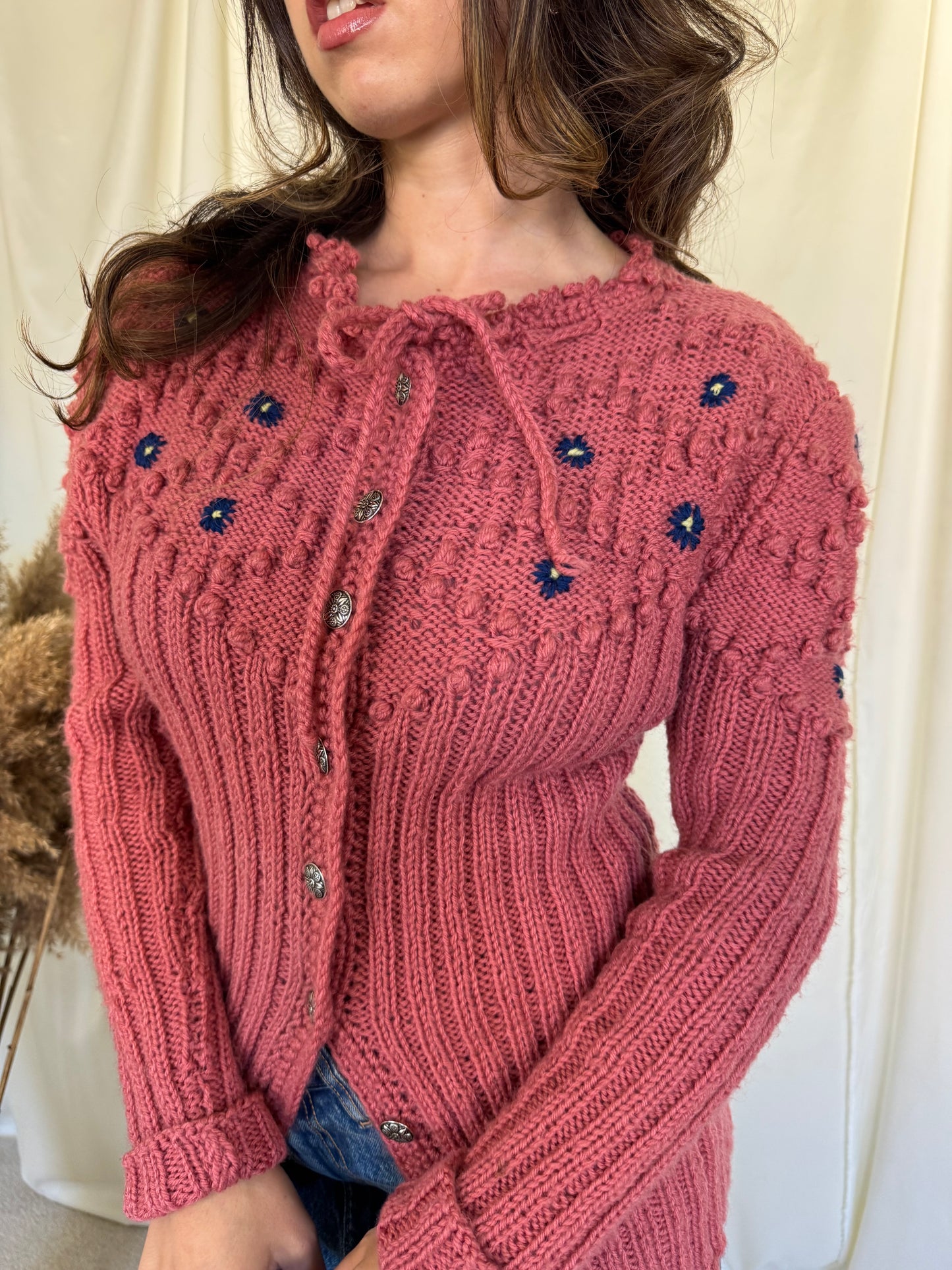 Jerse vintage handmade ( mărimea S-M)