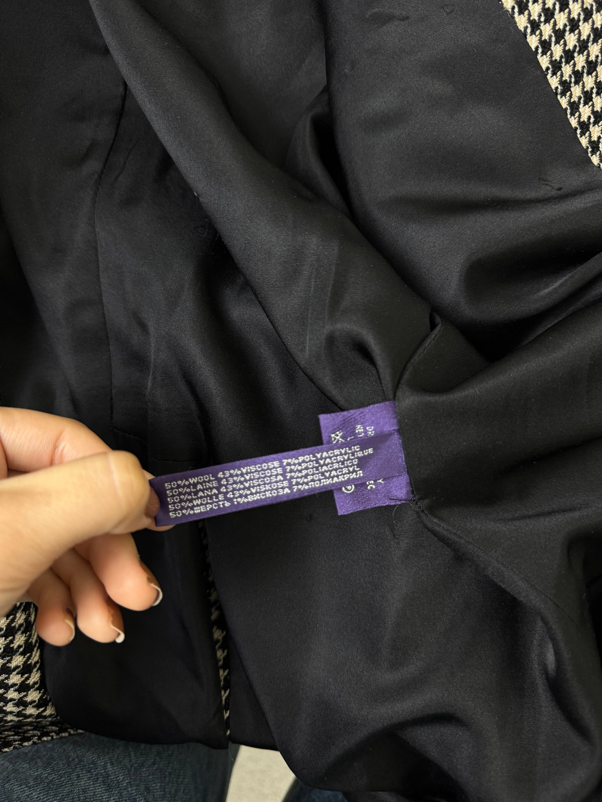 Trench luxury Ralph Lauren PURPLE LABLE din Lana și vascoza ( mărimea S/M)