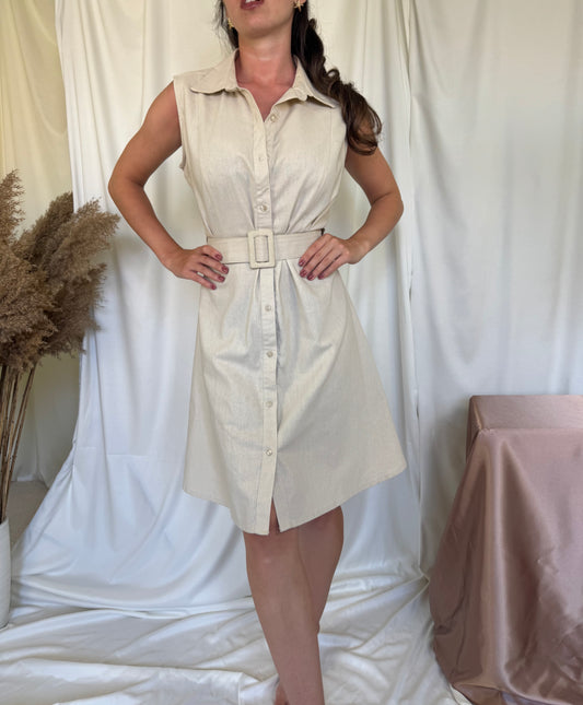 Rochie vintage din in (M-L)