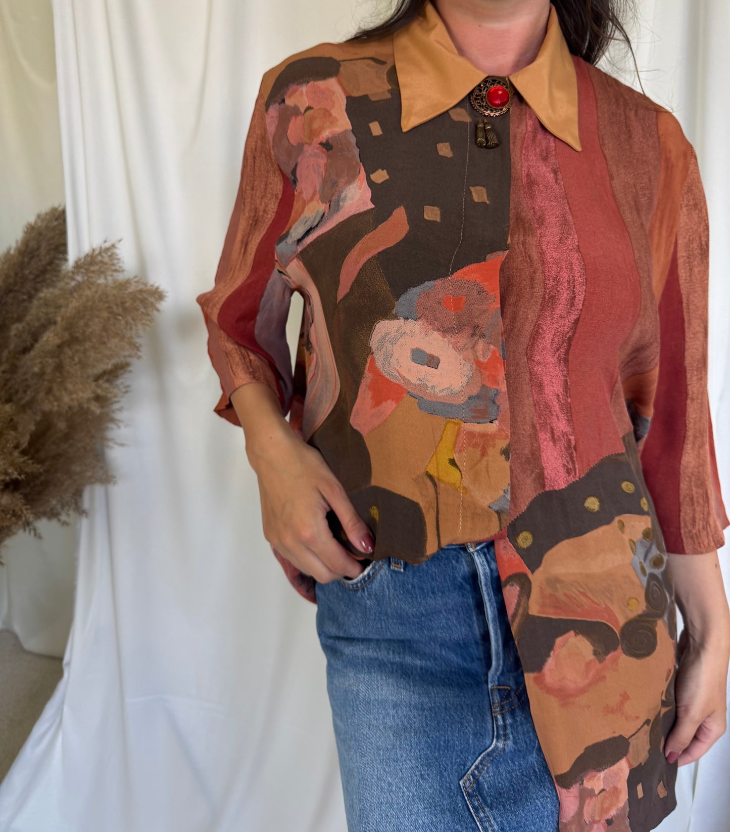 Camasa vintage SANDRO PARIS ( S-L)
