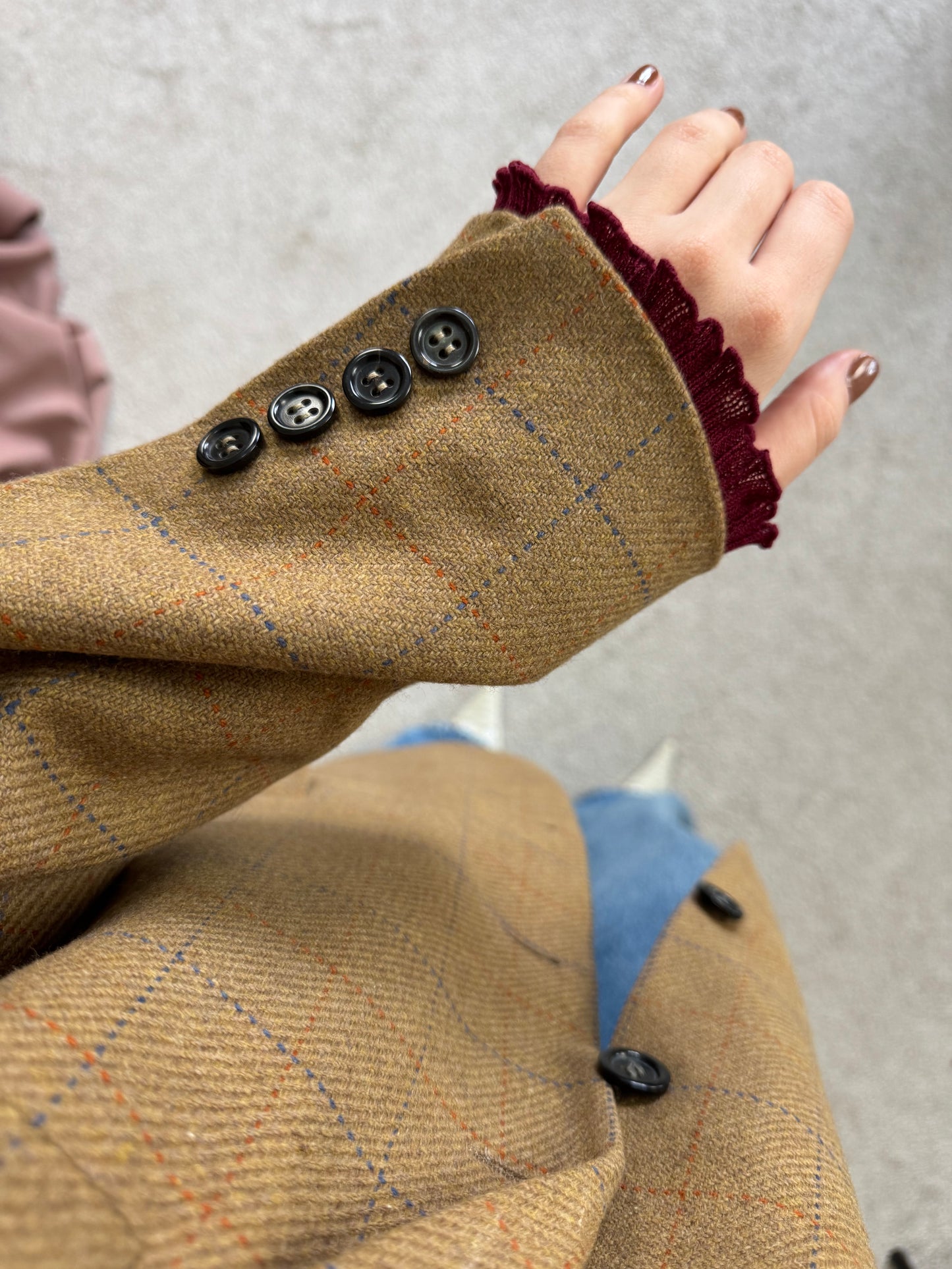 Sacou GuyLaroche Paris din lana și cașmir, mărimea XL