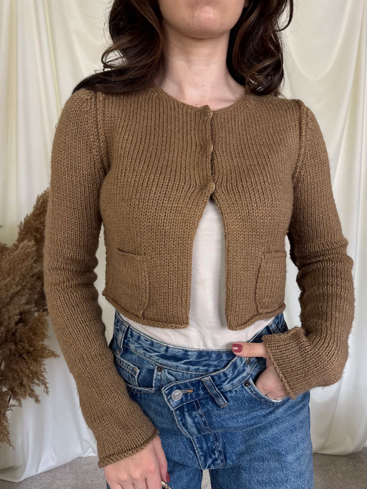 Jerse TwinSet din 50% lână și alpaca (mărimea S)