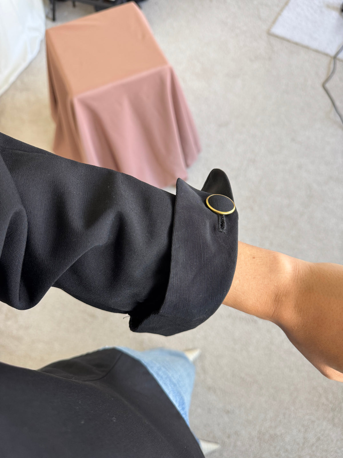 Jacheta vintage luxury YVES SAINT LAURENT cu nasturi superbi și croi aparte, piesa de colecție ( mărimea M)