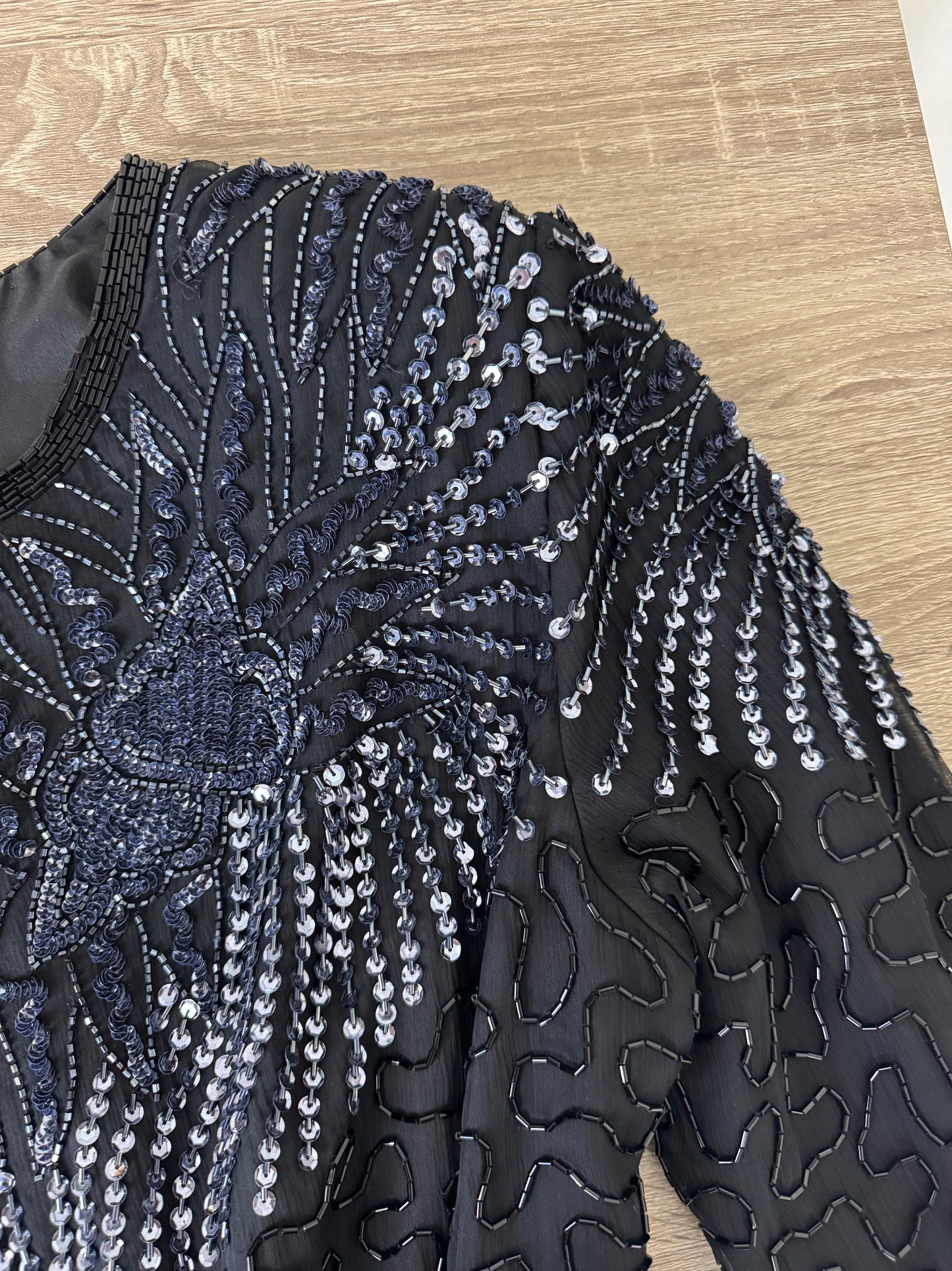 Piesa vintage din mătase naturală ( mărimea L)