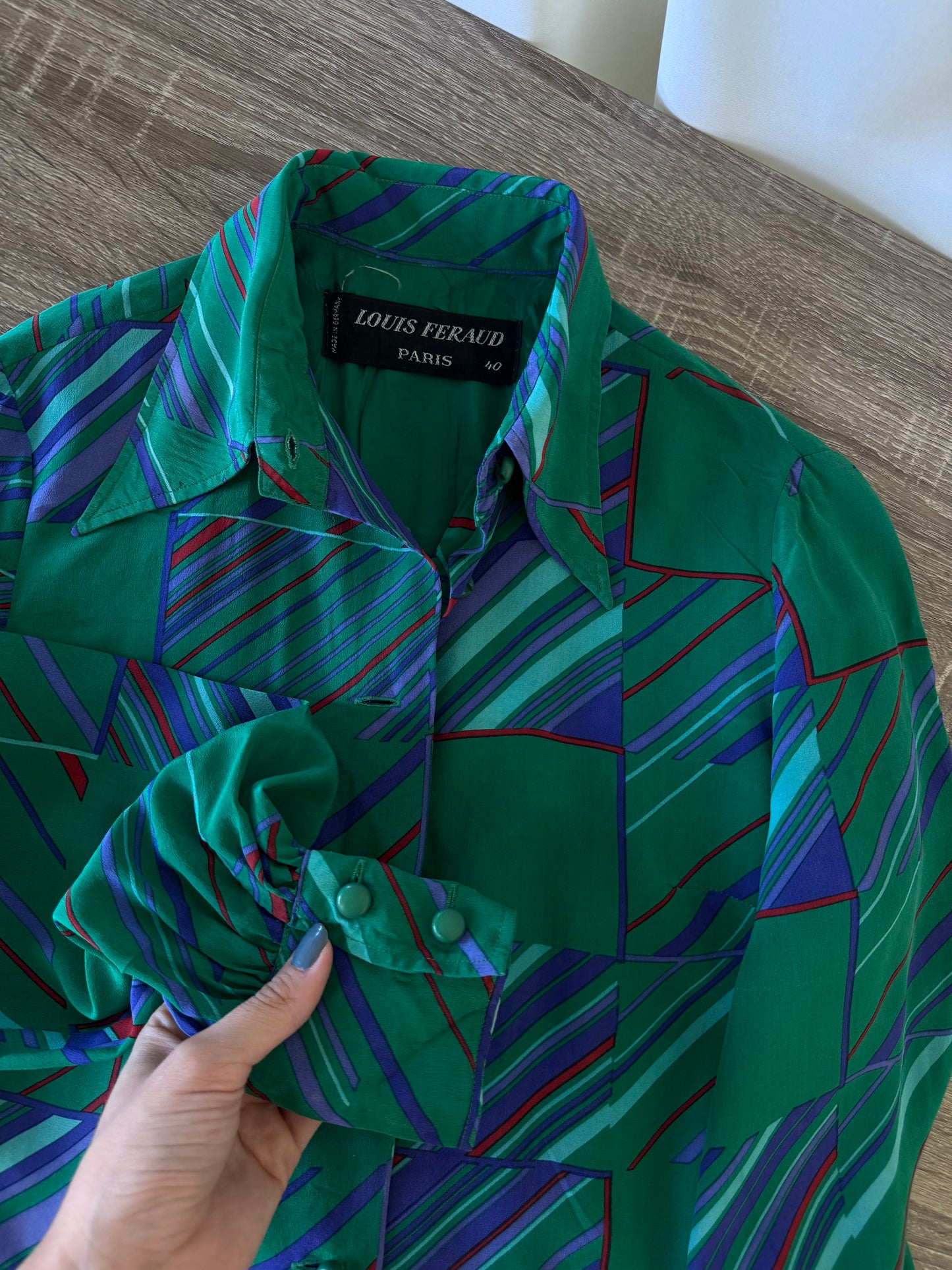 Rochie premium Louis Feraud din 100% mătase naturală ( mărimea S)
