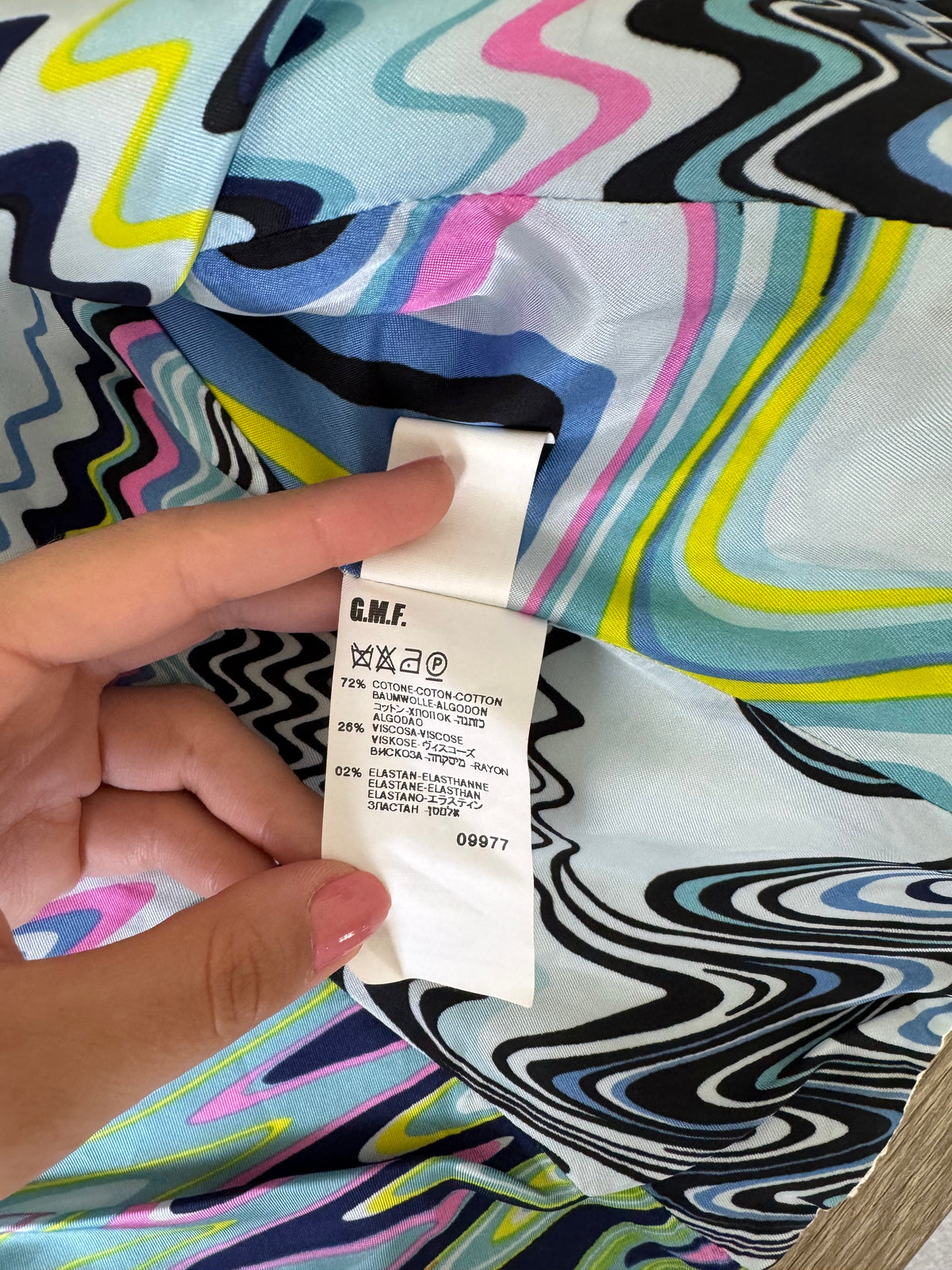 Sacou-jacheta luxury Missoni din bumbac și căptușeală cu print ( mărimea XS-S)