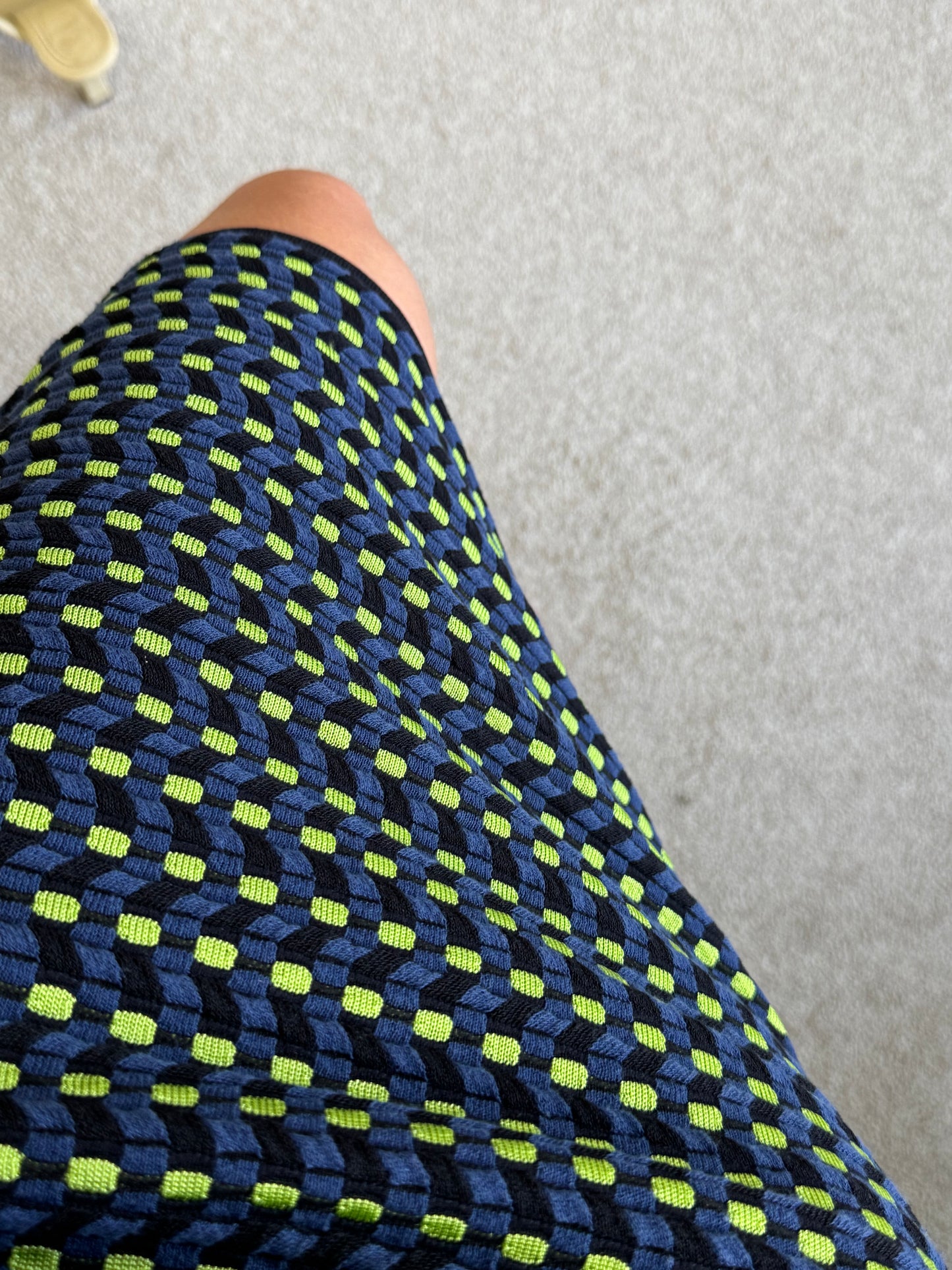 Rochie luxury Missoni din tricot elastic, specific casei de modă, furou inclus ( mărimea S/M)