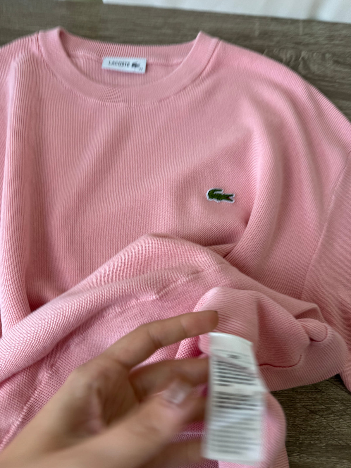 Bluză Lacoste din 100% bumbac in fit oversiZed ( mărimea L/XL)
