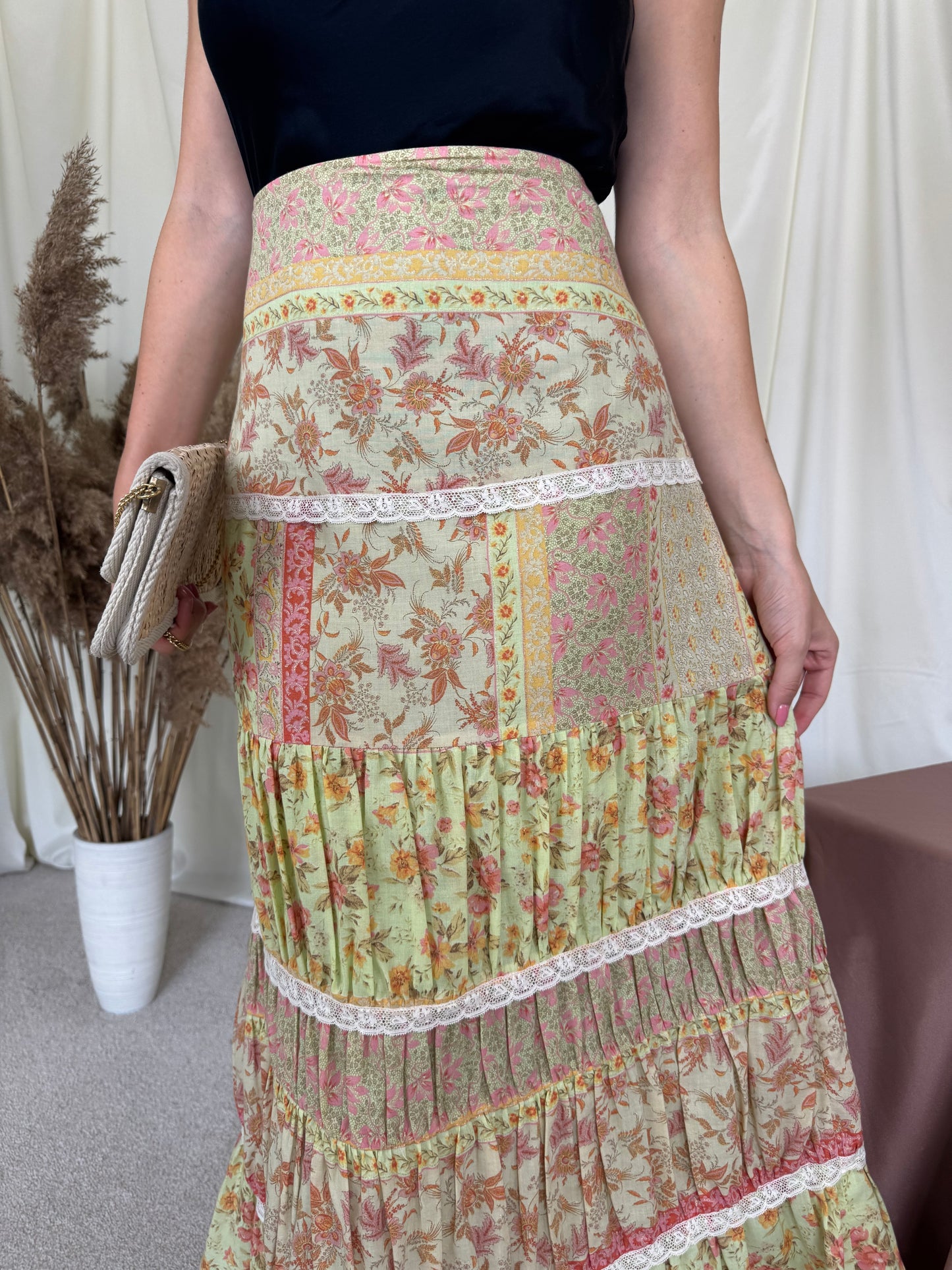 Fusta vintage premium SPORTALM din 100% bumbac cu print ( mărimea XL)