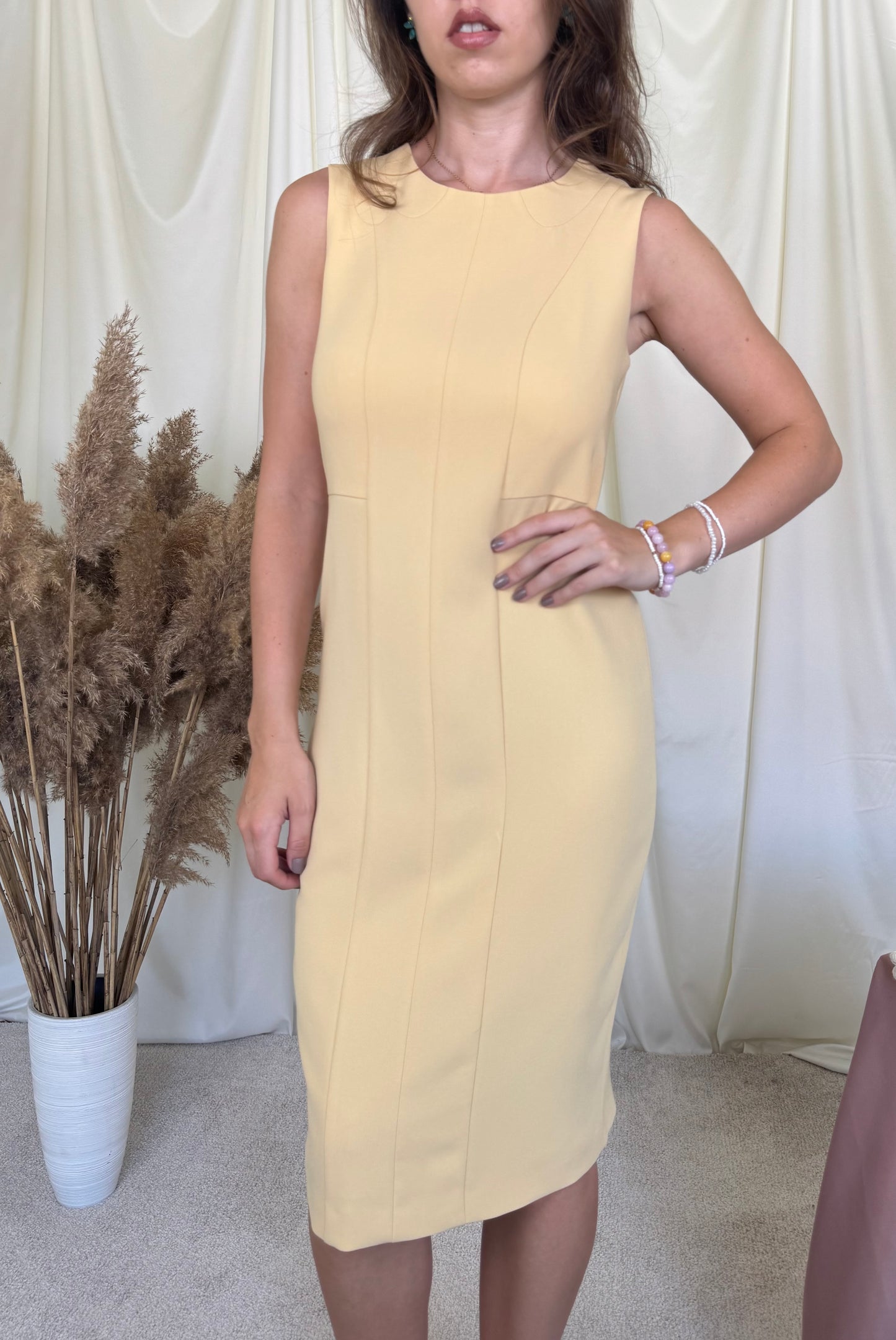Costum MAX MARA, sarafan + sacou/ jachetă ( mărimea S/M)