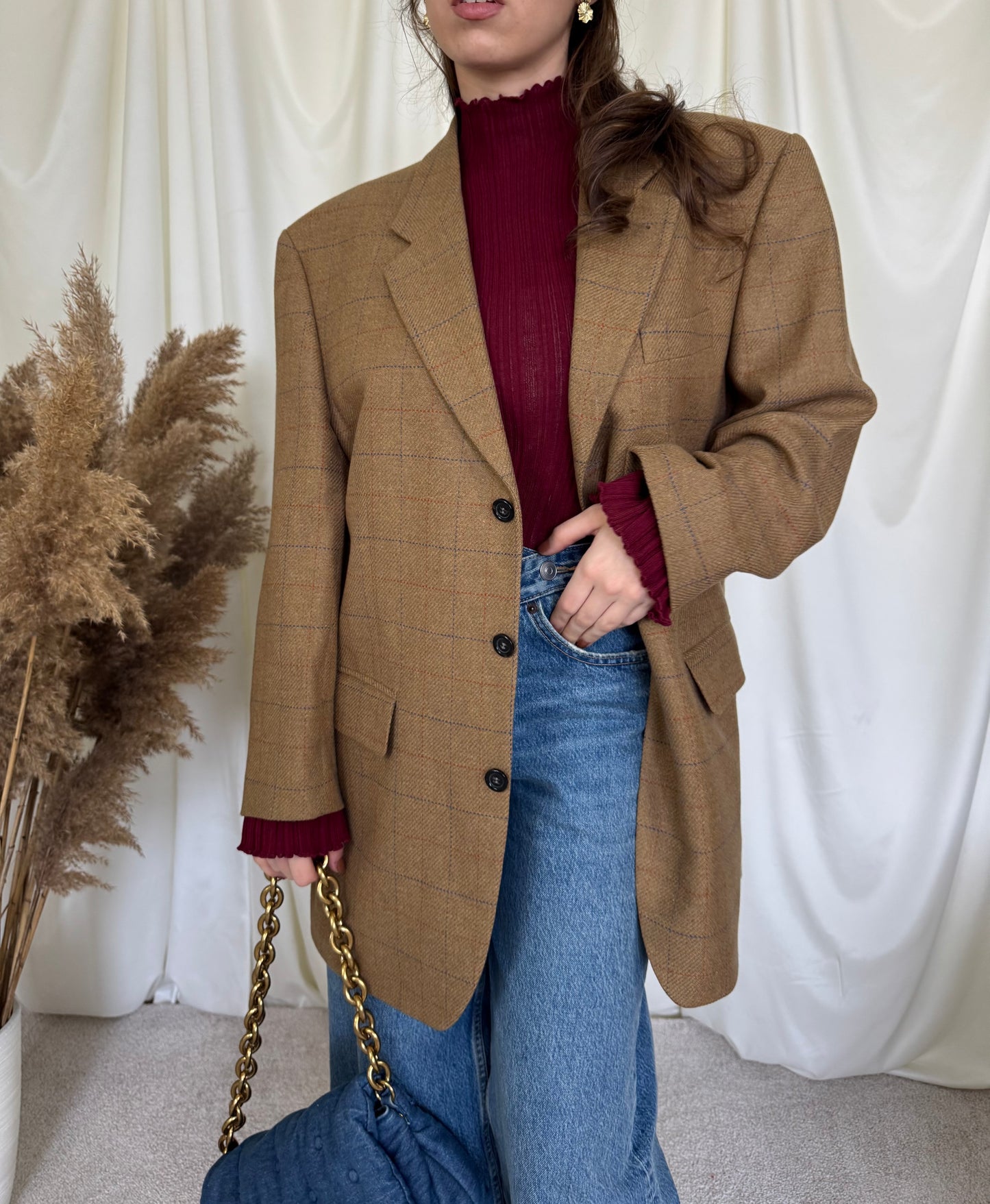 Sacou GuyLaroche Paris din lana și cașmir, mărimea XL