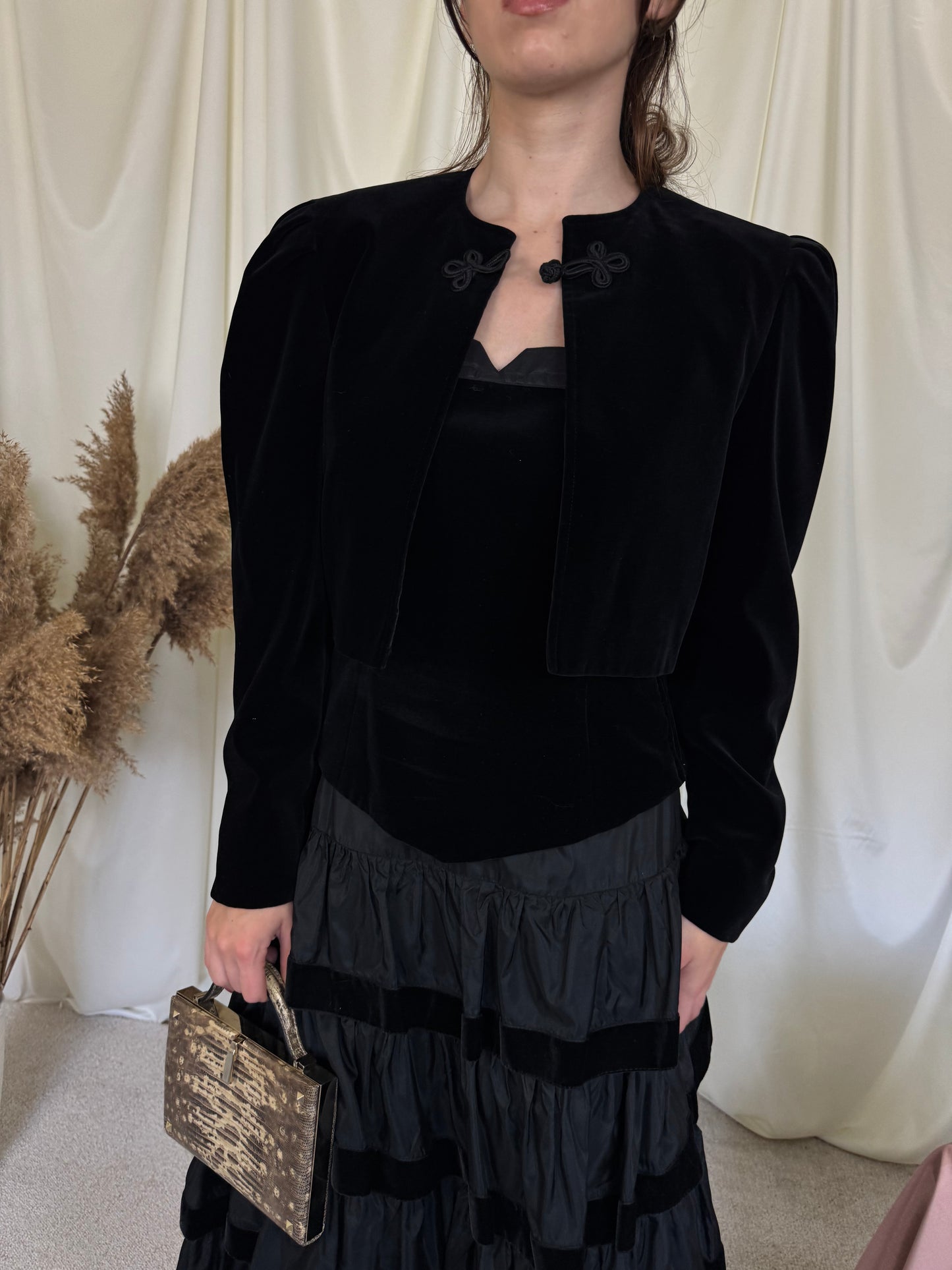 Set vintage din catifea Escada mărimea 36/S