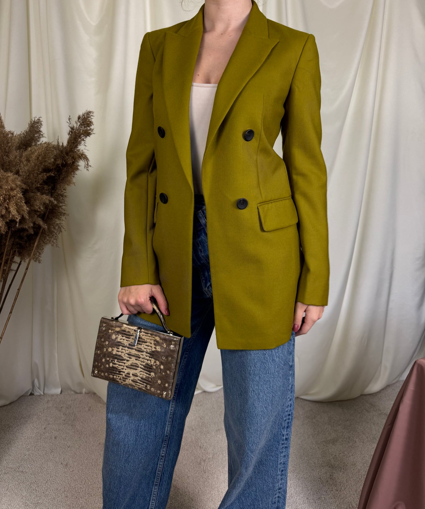 Sacou Massimo din stofă fină 100% lână, mărimea 34/XS