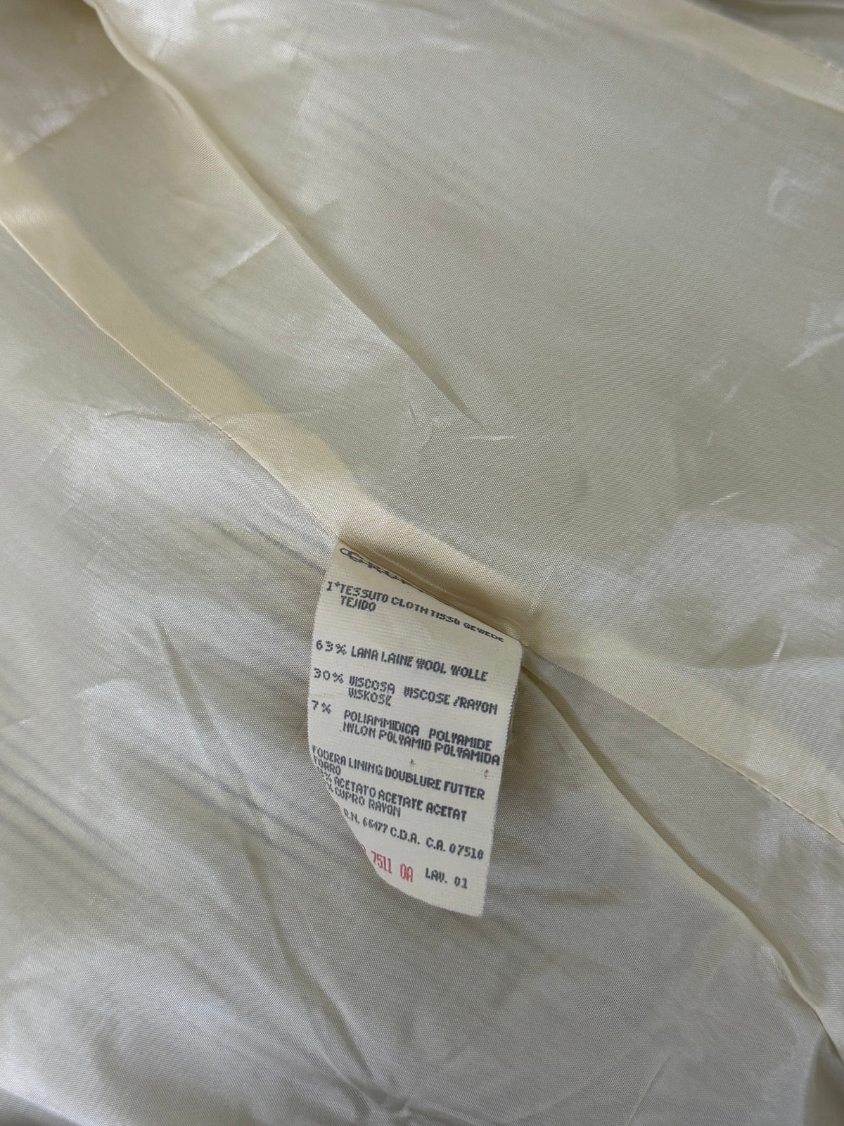 Sacou vintage de colecție VALENTINO la rând dublu de nasturi din lana și vascoza, stofă finuță ( mărimea S/M)