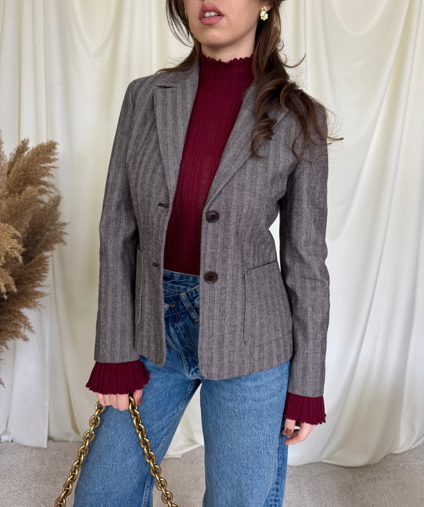 Sacou cambrat Max&Co mărimea S, lână și bumbac