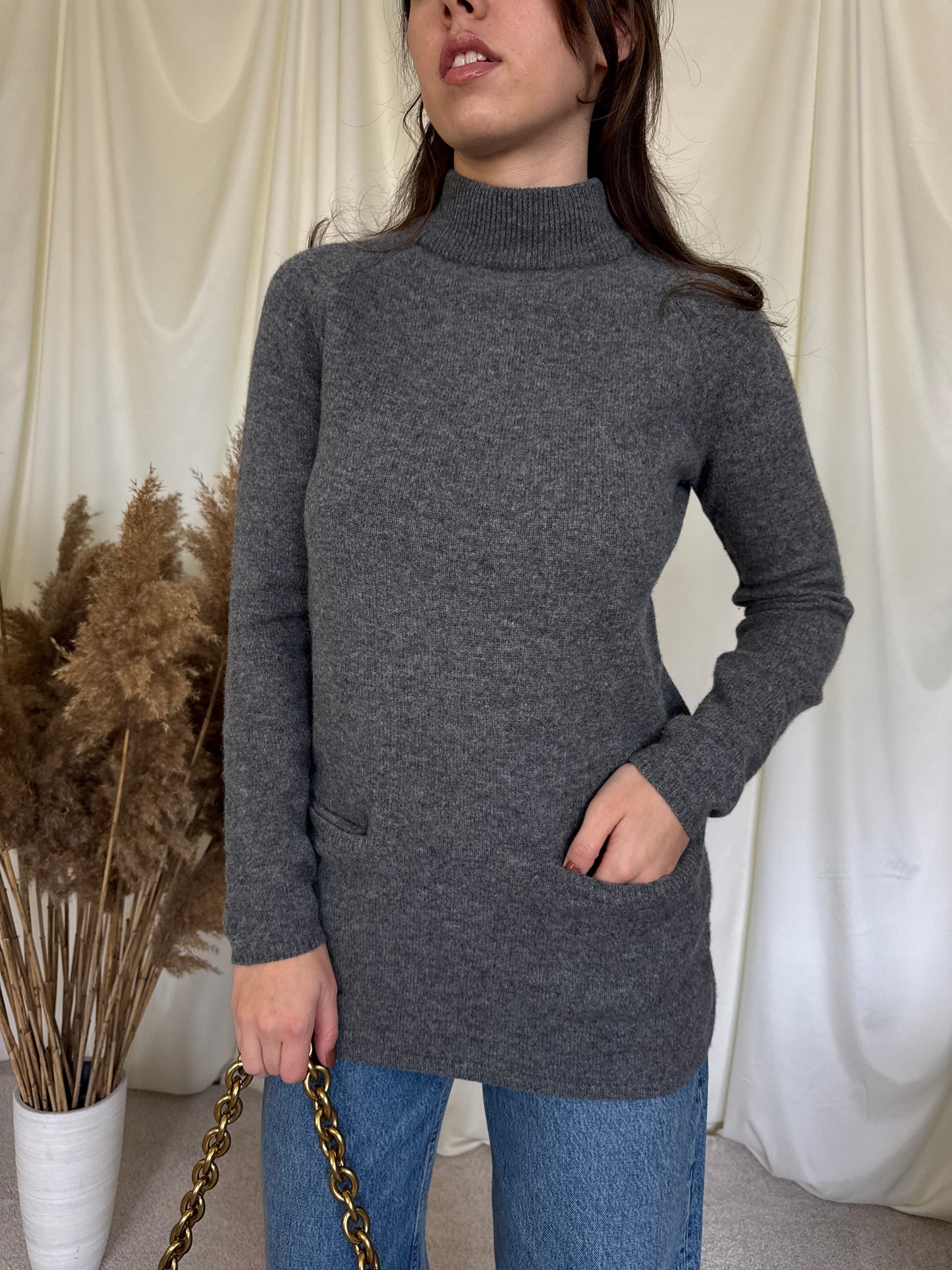 Pulover din lână și cașmir, mărimea S/M