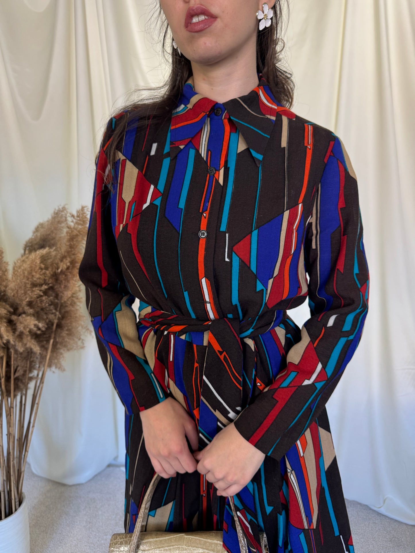 Rochie vintage anii 70( mărimea M)