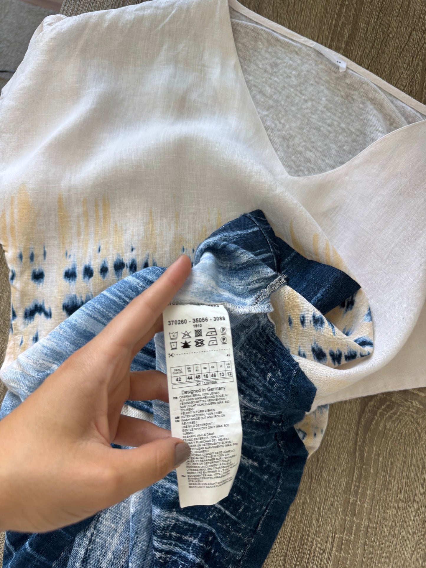 Tricou din 100 % in cu print gerry weber ( mărimea M)