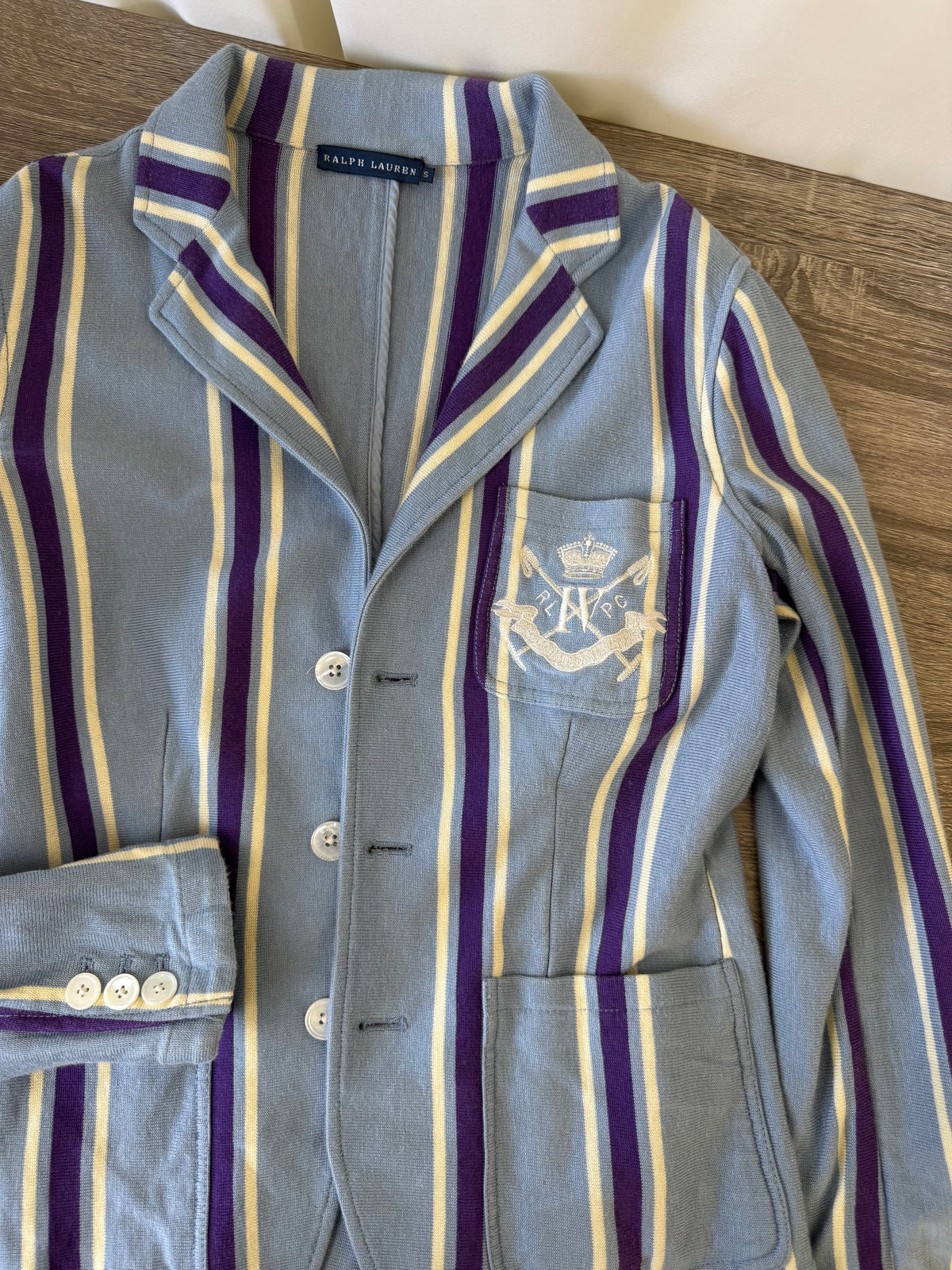 Sacou tip jerse RALPH LAUREN din bumbac și vascoza ( mărimea XS- S)