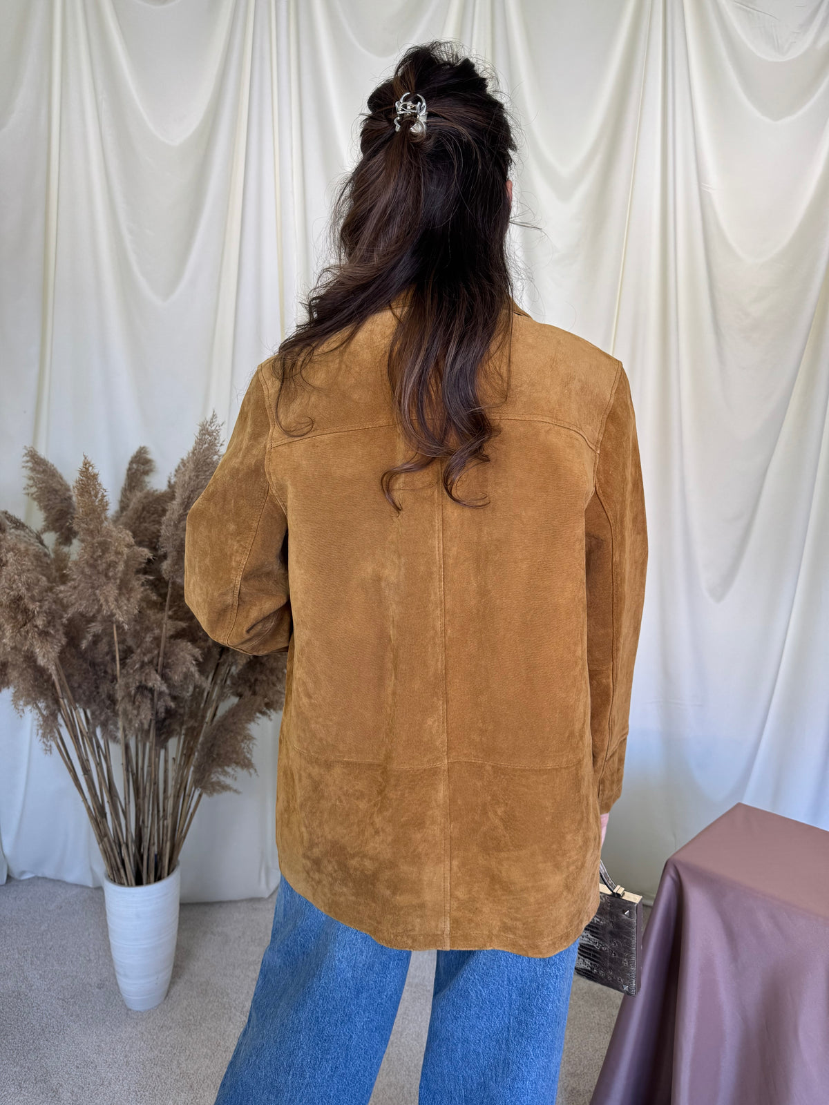 Jacheta super cool din piele naturală nappa, produs nou ( mărime 40- M/L)