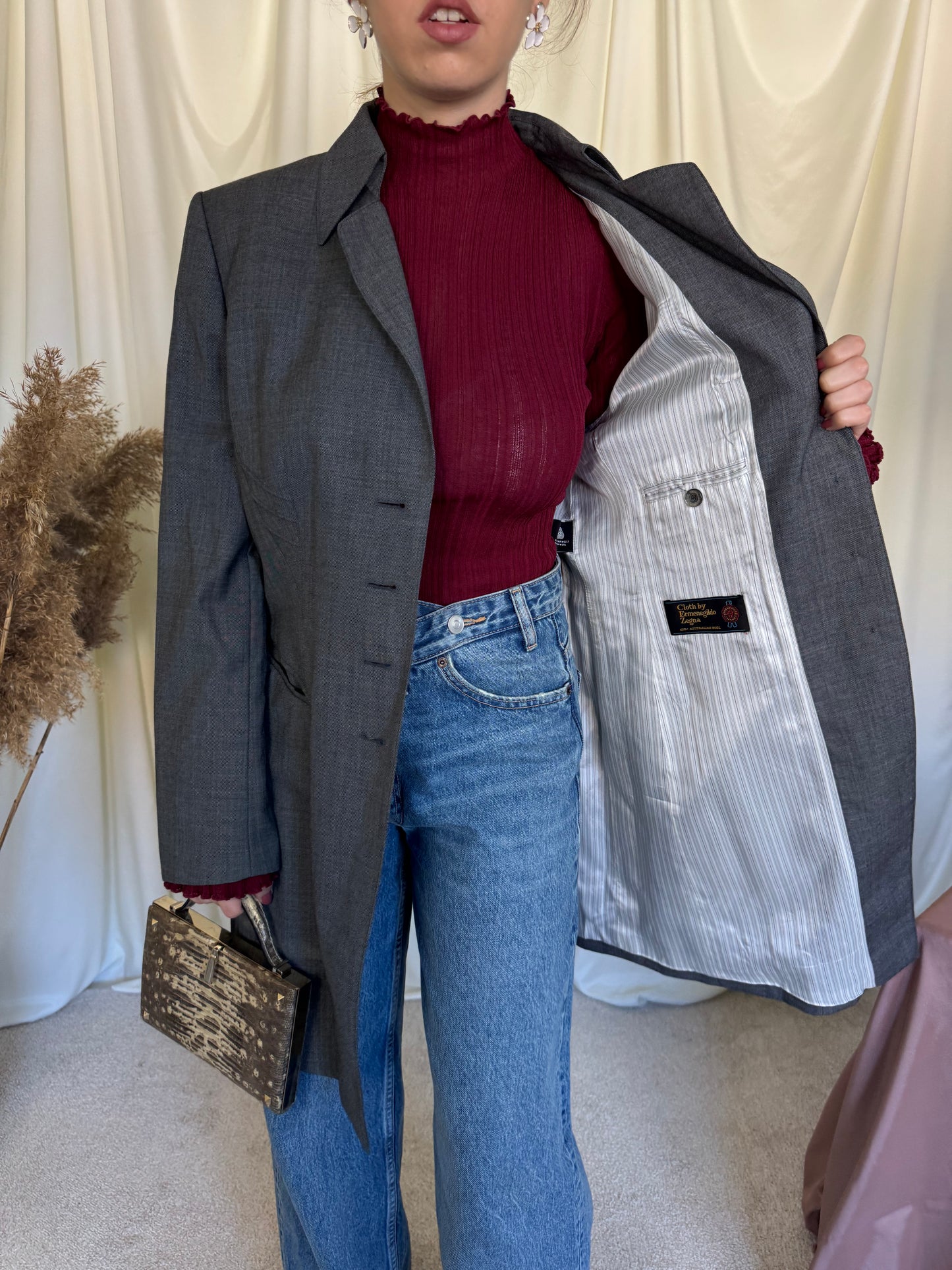 Sacou luxury escada din lana zegna 100% ( mărimea L)