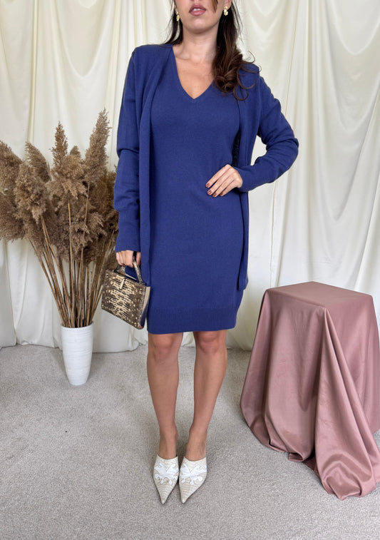 Set 2 piese din 100% cașmir: Rochie și jerse ( mărimea M)