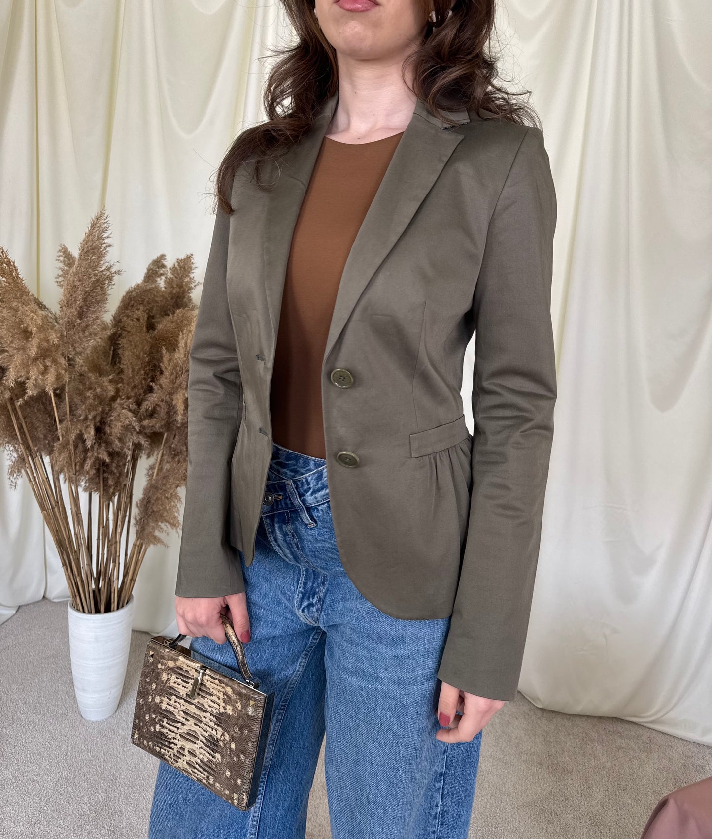 Sacou luxury ETRO din bumbac 
Model cambrat 
(Mărimea S)