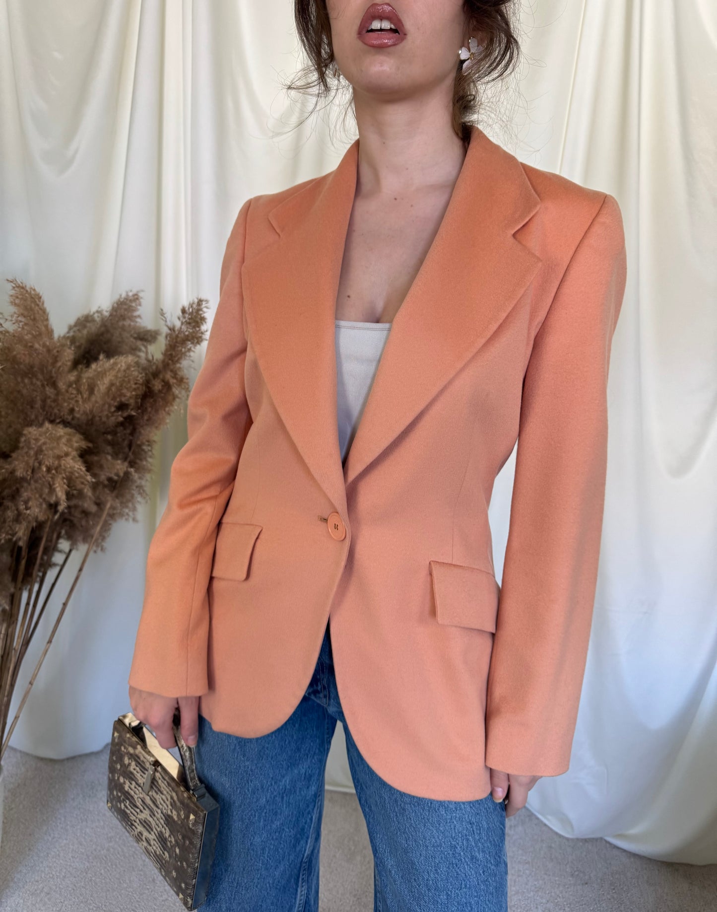 Sacou vintage GIANFRANCO FERRE premium din lână și cașmir