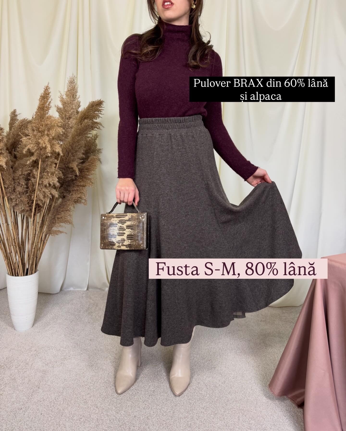 Fusta din lana și pulover BRAX( S)