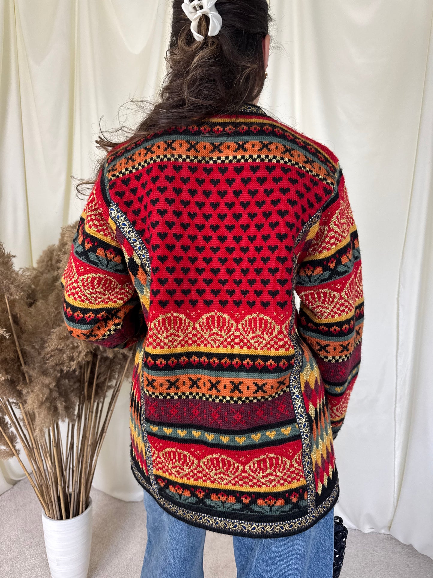 Jacheta vintage din lână pură