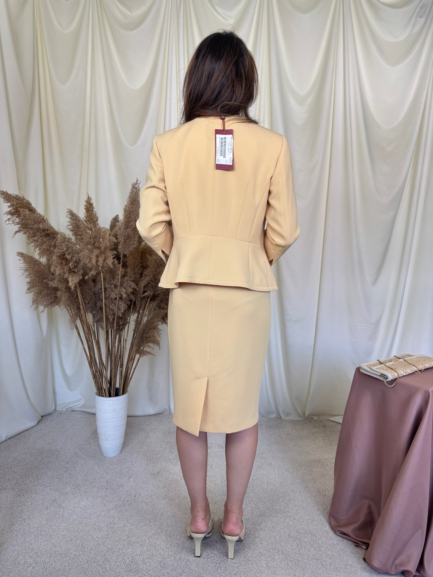 Costum MAX MARA, sarafan + sacou/ jachetă ( mărimea S/M)